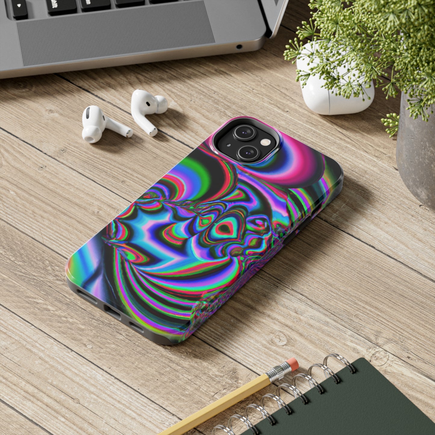 Tough Case-Mate iPhone Case Ft. Abstract Time