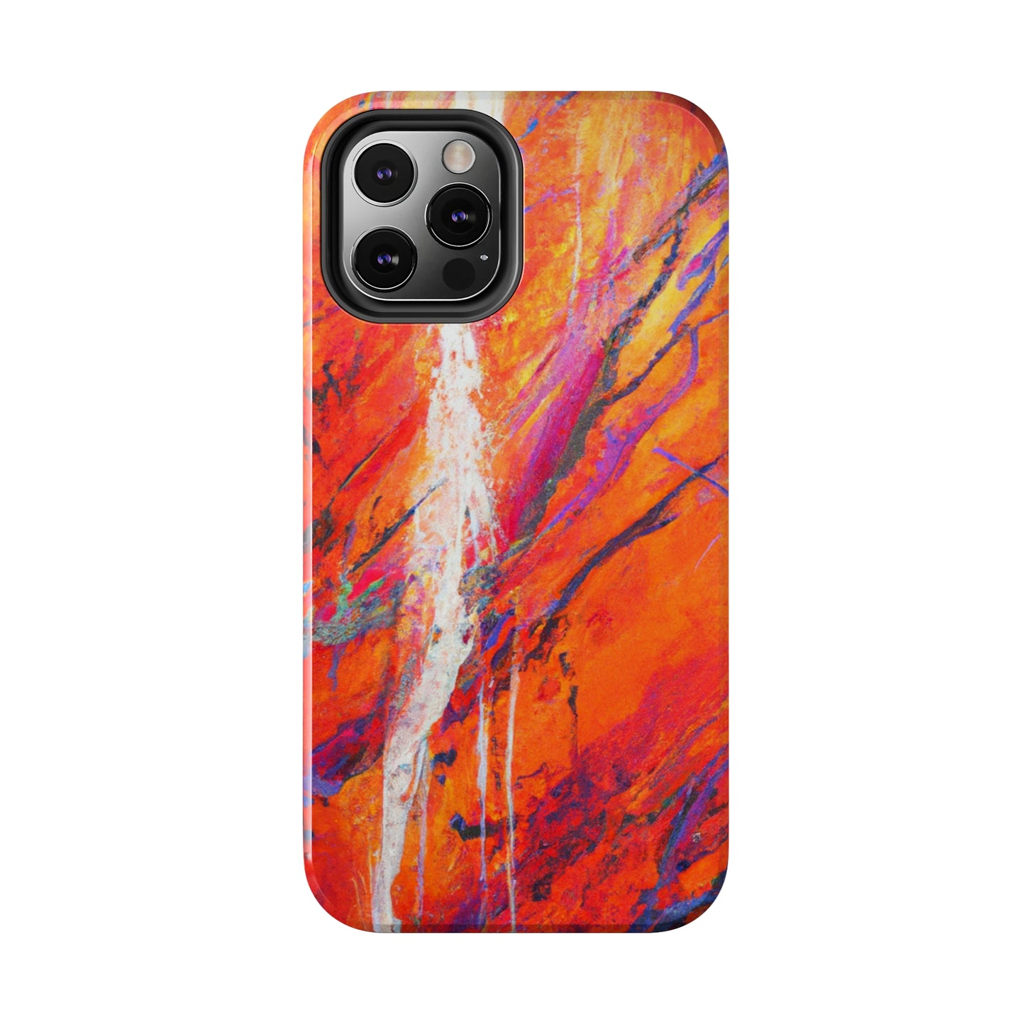 Tough Apple iPhone Cases Ft. Abstract Halloween Forest