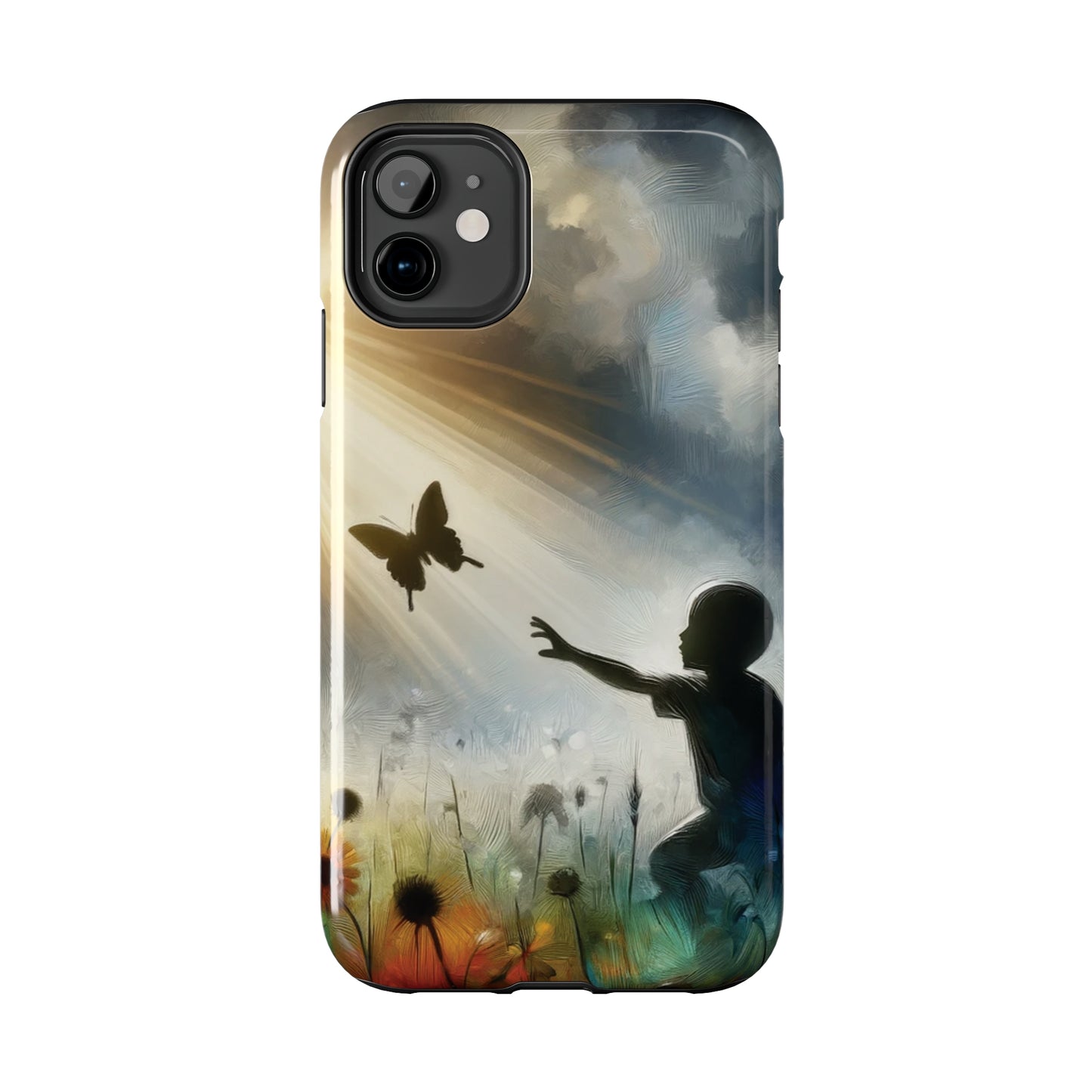 ToughDrop Apple iPhone Case Ft. Butterfly Shadow