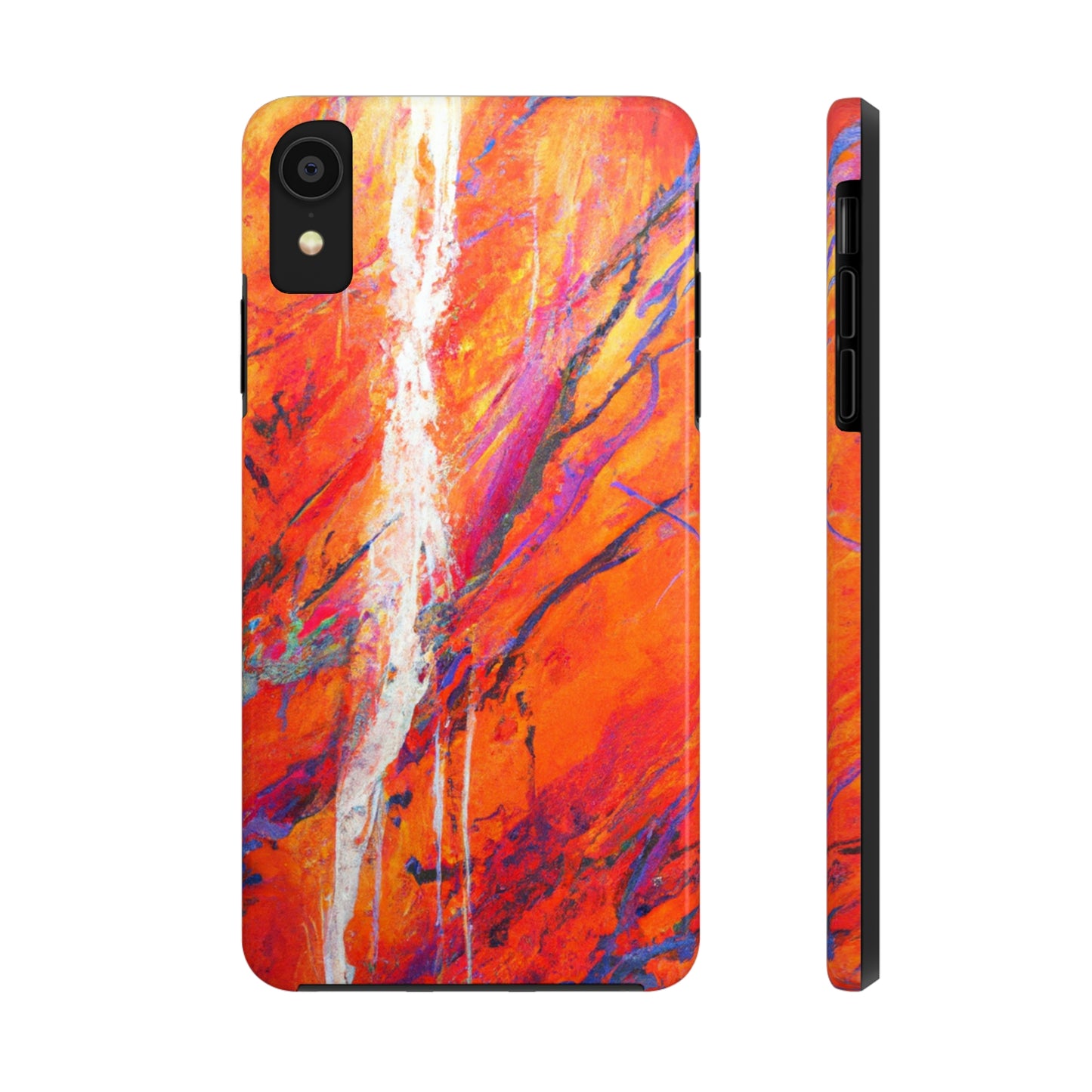 Tough Apple iPhone Cases Ft. Abstract Halloween Forest