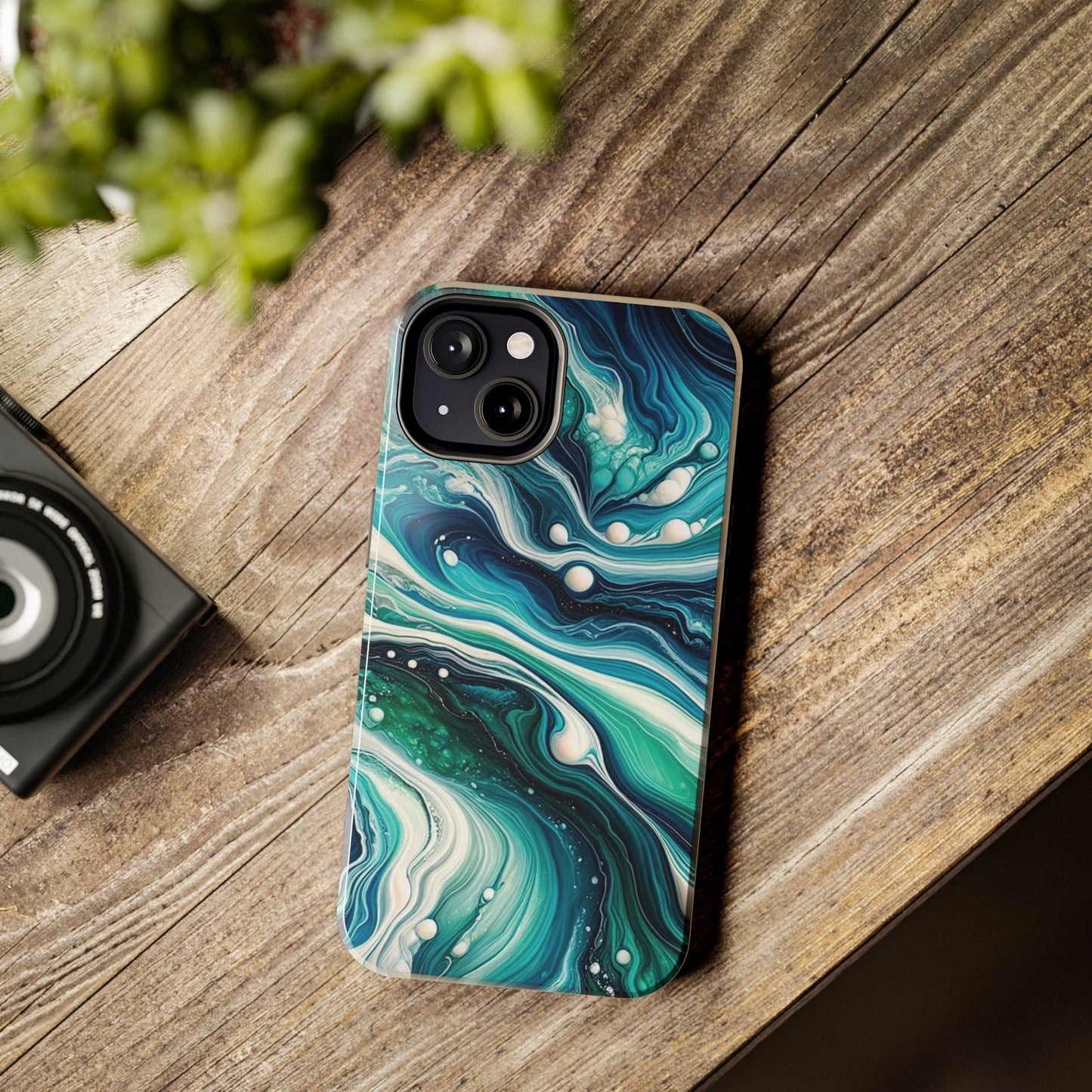 ToughDrop Apple iPhone Case Ft. Liquid Blue