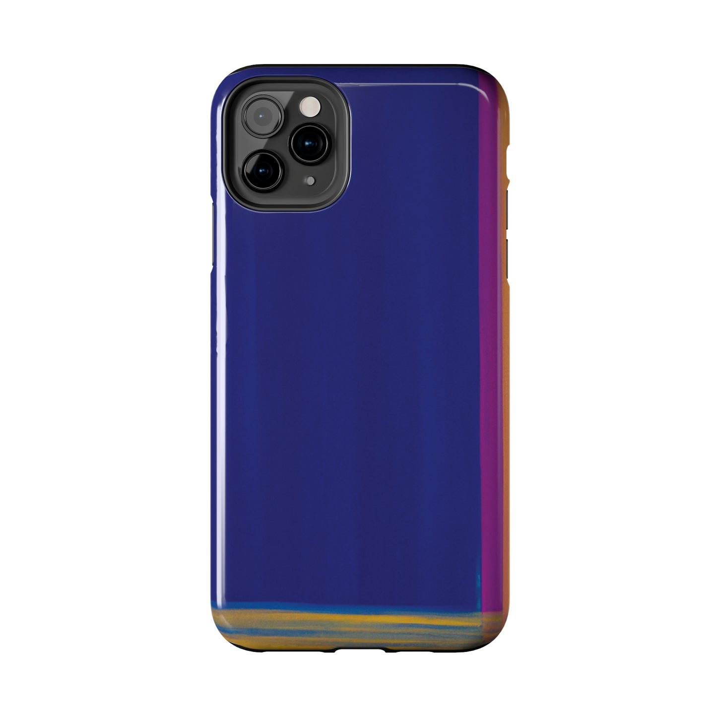 Strong Apple iPhone Case Ft. Minimal Framed Blue