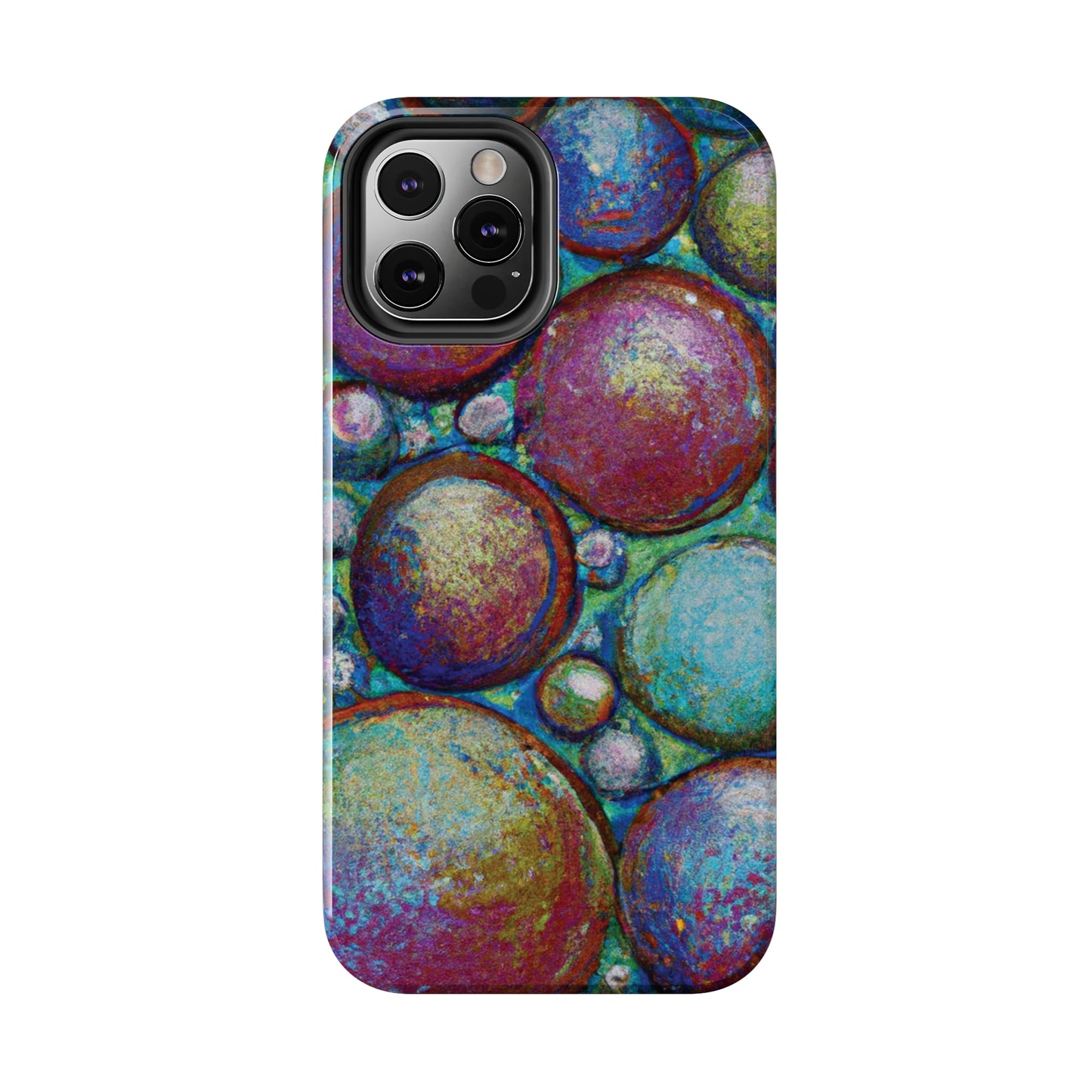 Tough Apple iPhone Cases Ft. Big Acrylic Bubbles