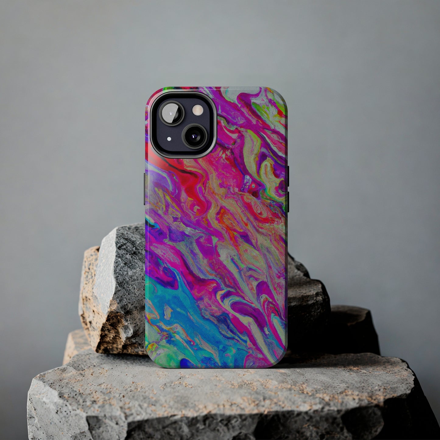 Tough Case-Mate iPhone Case Ft. Rainbow Waves