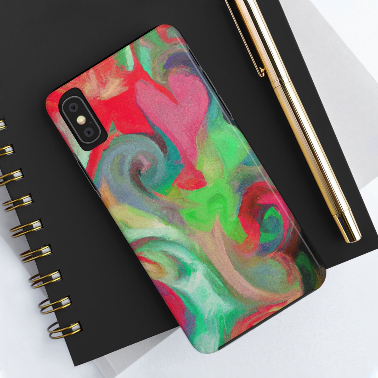Tough Case-Mate iPhone Case Ft. Swirl Heart