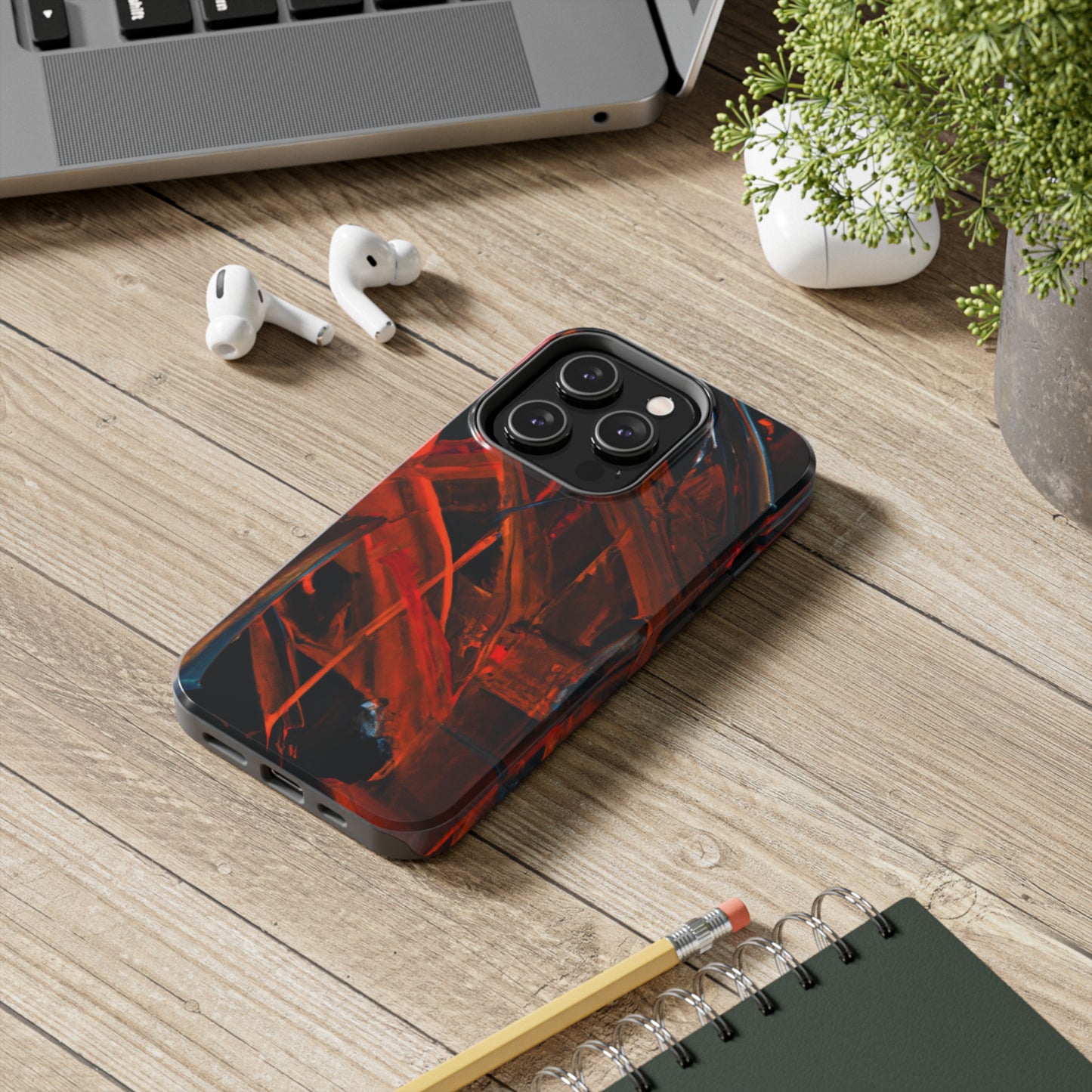 Tough Case-Mate iPhone Case Ft. Red Swipes