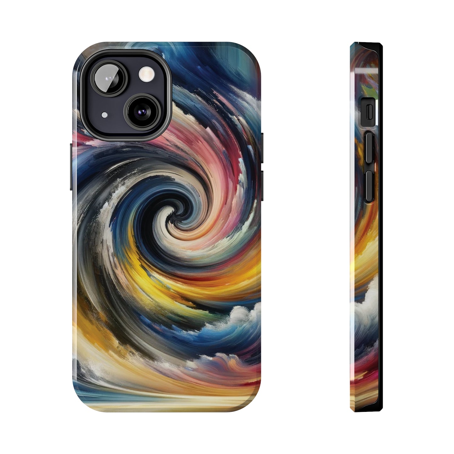 ToughDrop Apple iPhone Case Ft. Swirled Brush