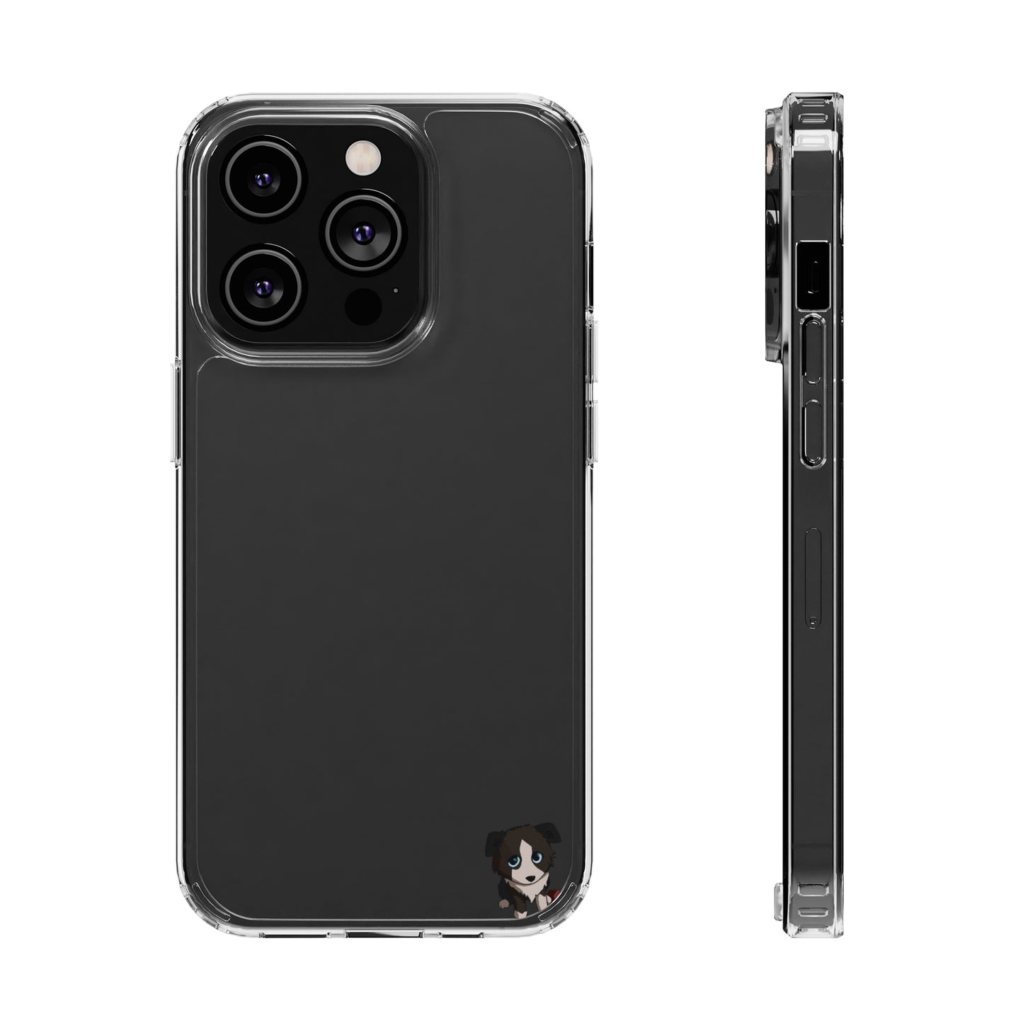Clear iPhone and Android Cases Ft. Cute Puppy