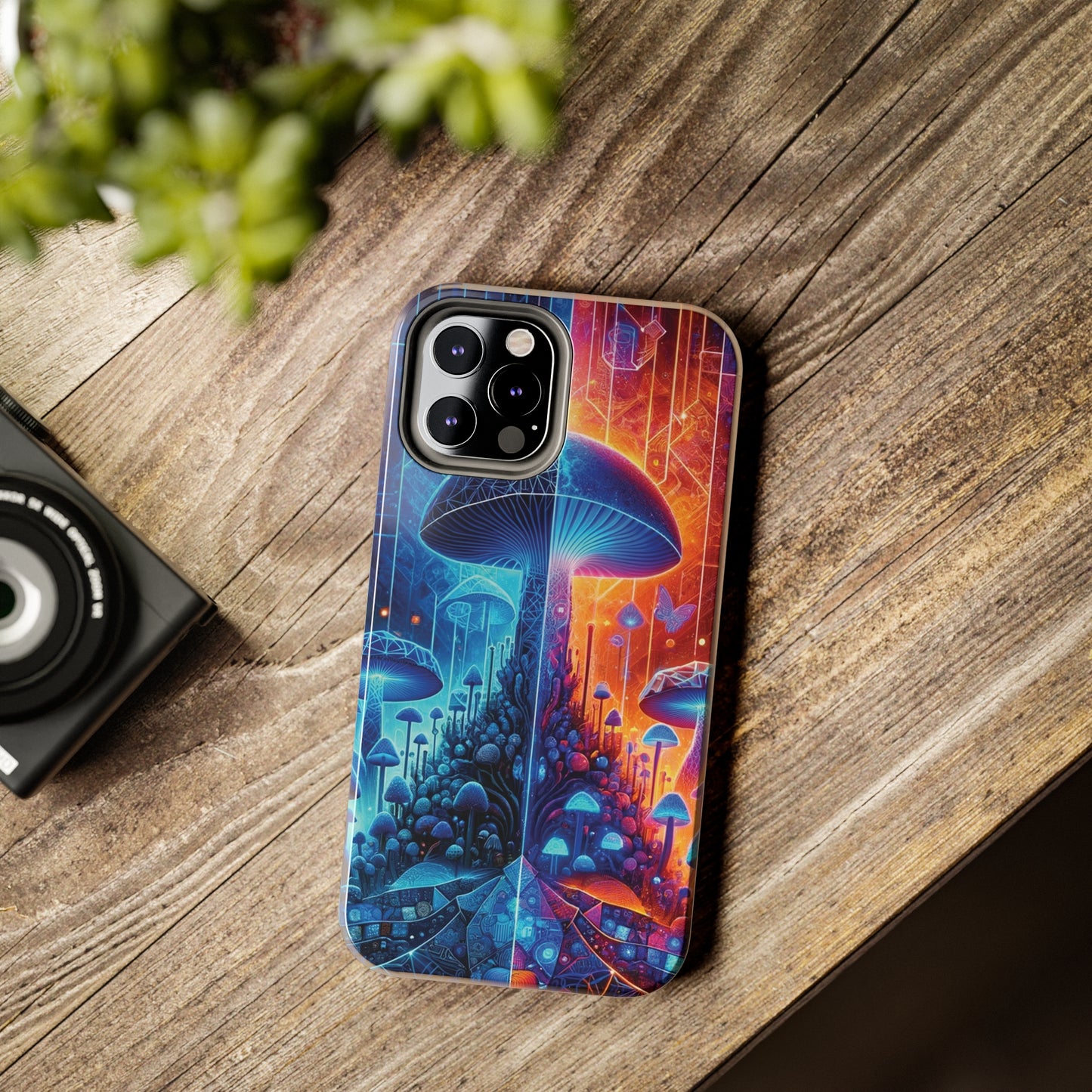 ToughDrop Apple iPhone Case Ft. Mushroom Mountain