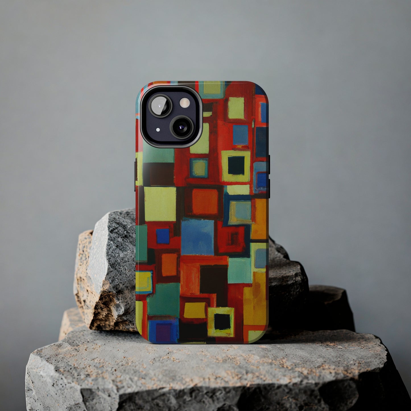 Tough Case-Mate iPhone Case Ft. Abstract Squares