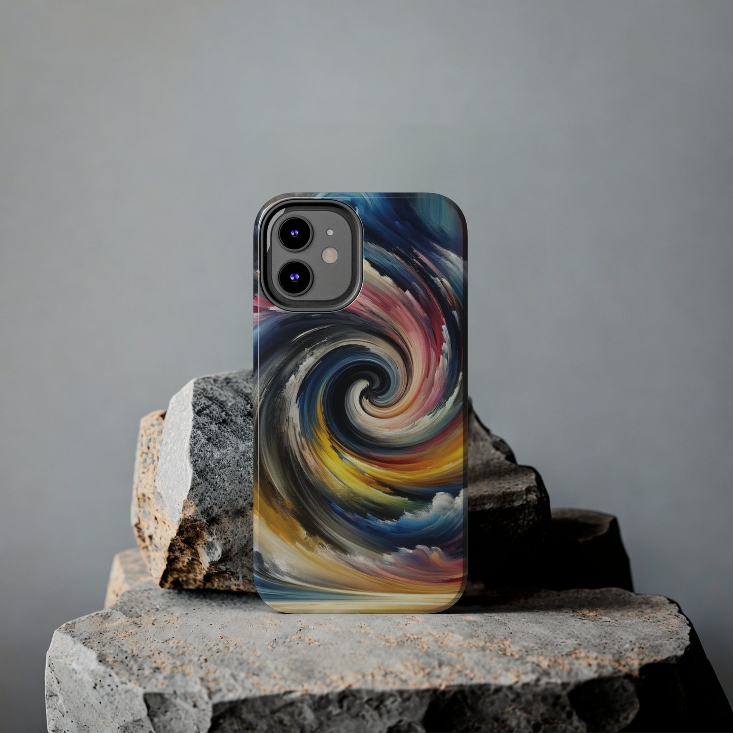 ToughDrop Apple iPhone Case Ft. Swirled Brush