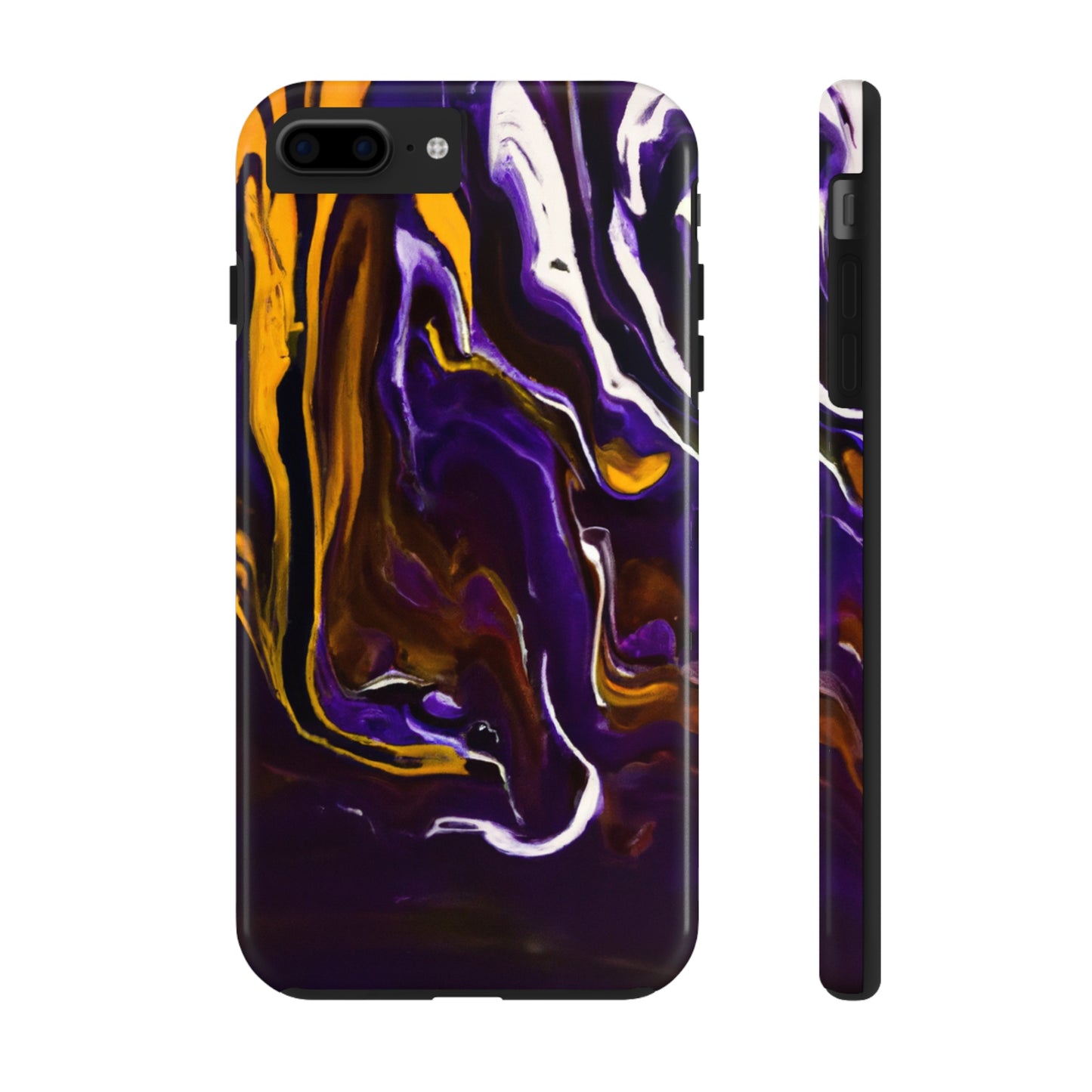 Tough Case-Mate iPhone Case Ft. Purple Tiger Stripes