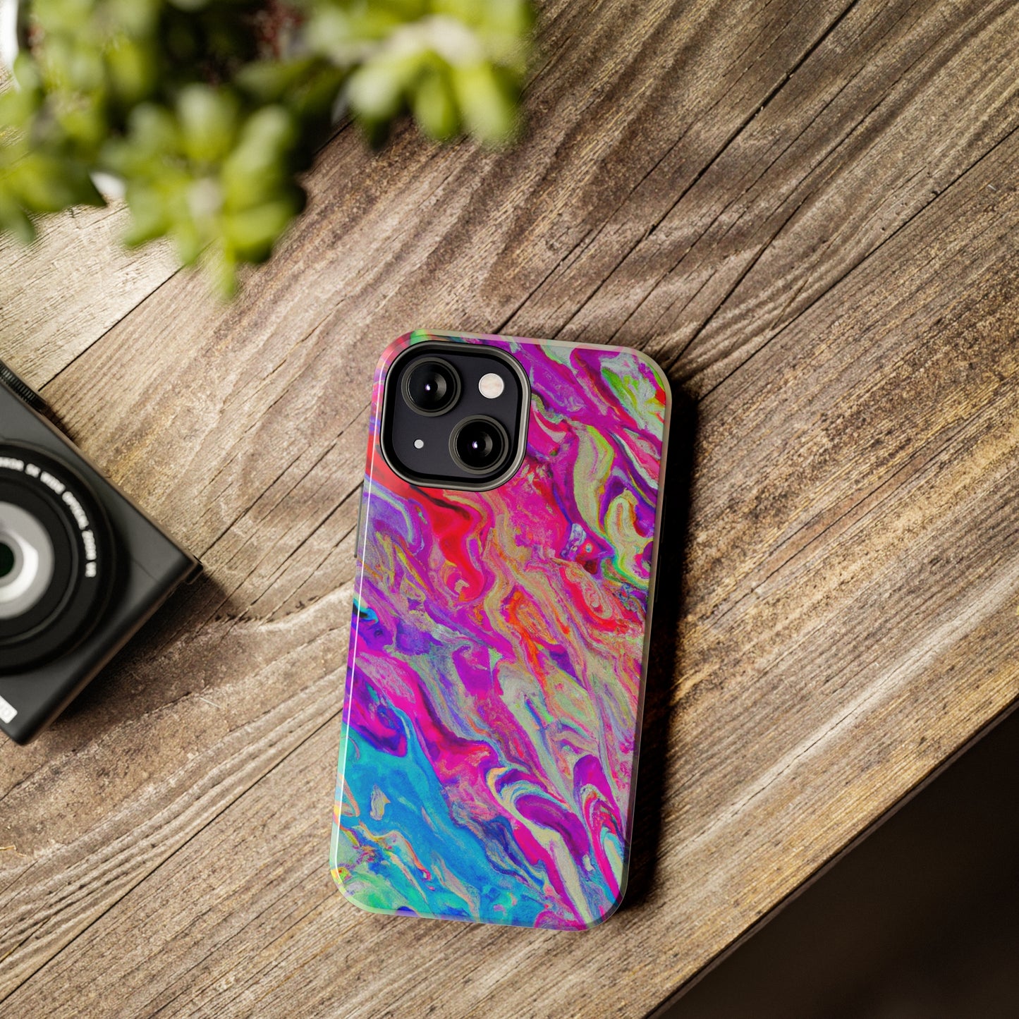 Tough Case-Mate iPhone Case Ft. Rainbow Waves