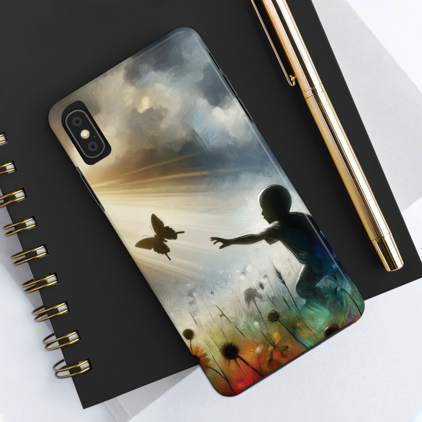 ToughDrop Apple iPhone Case Ft. Butterfly Shadow