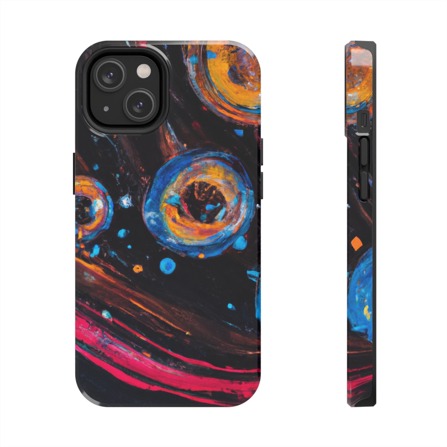 Tough Apple iPhone Cases Ft. Bubble Galaxy