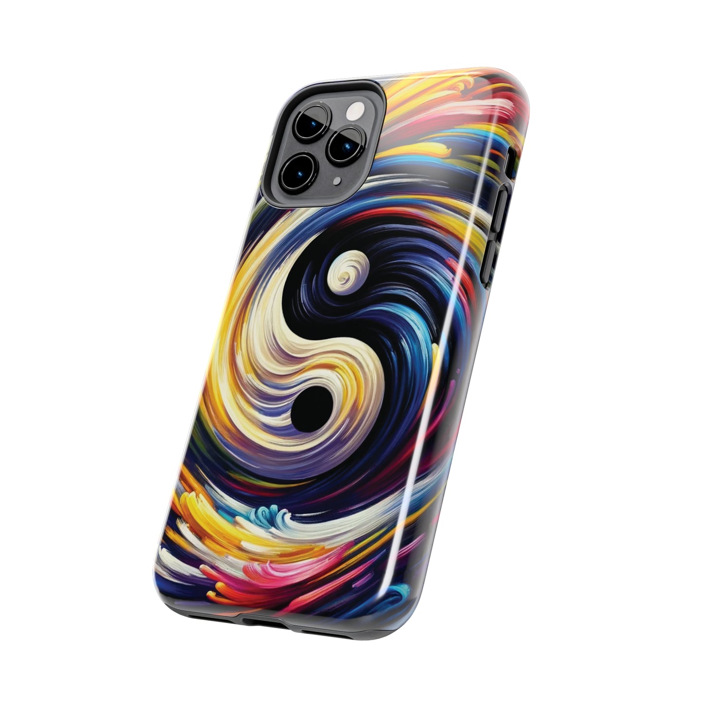 ToughDrop Apple iPhone Case Ft. Abstract Yin Yang