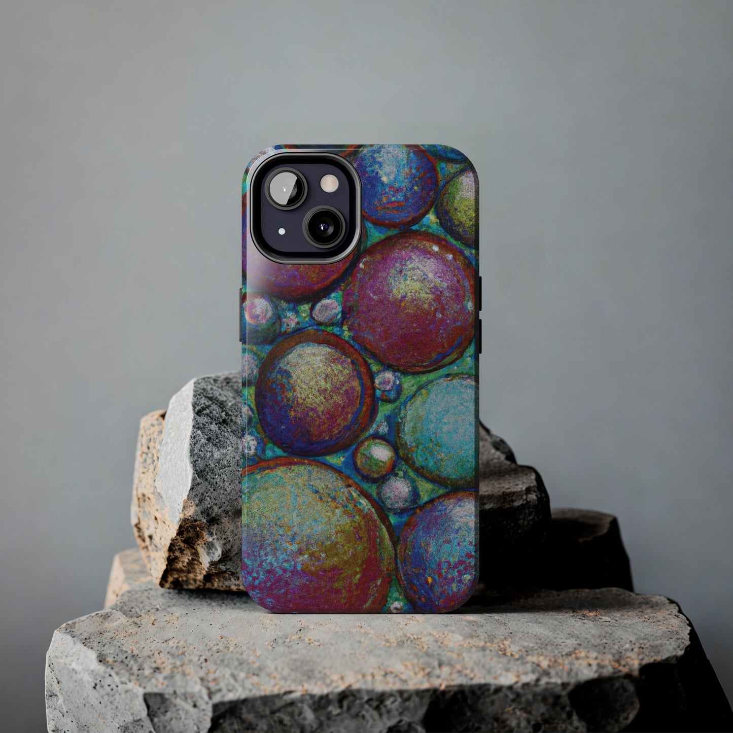 Tough Apple iPhone Cases Ft. Big Acrylic Bubbles