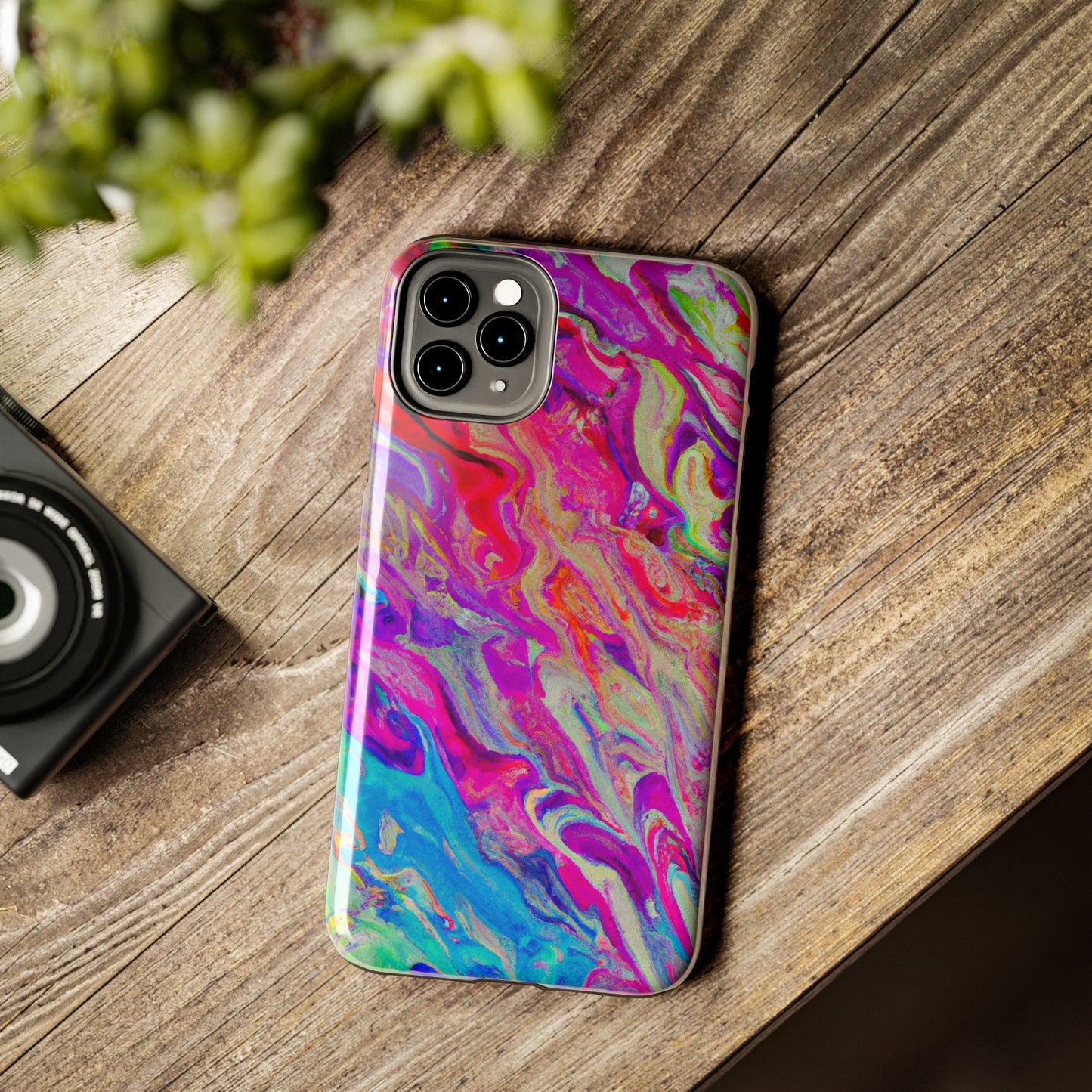 Tough Case-Mate iPhone Case Ft. Rainbow Waves