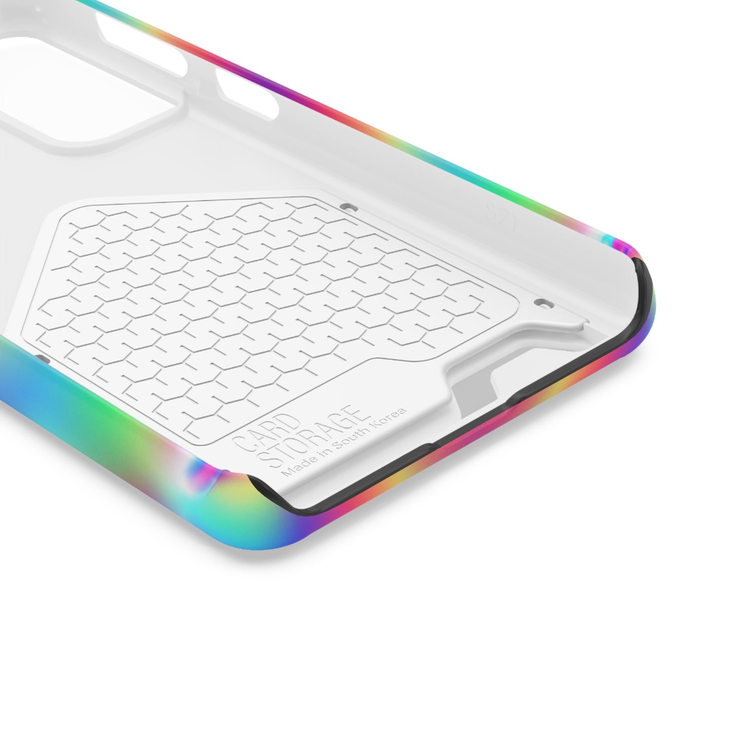 iPhone 13 and Samsung S21, S22 Cases with Card Holder Ft. Light Crystal