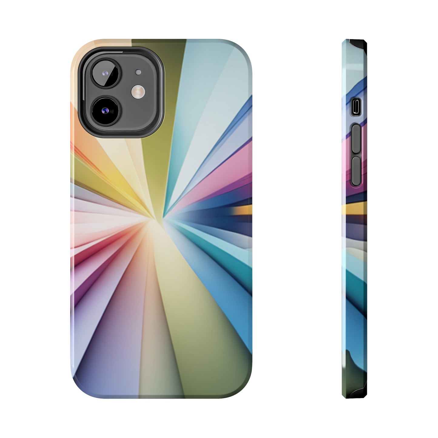 Tough Apple iPhone Case Ft. Abstract Inner Diamond