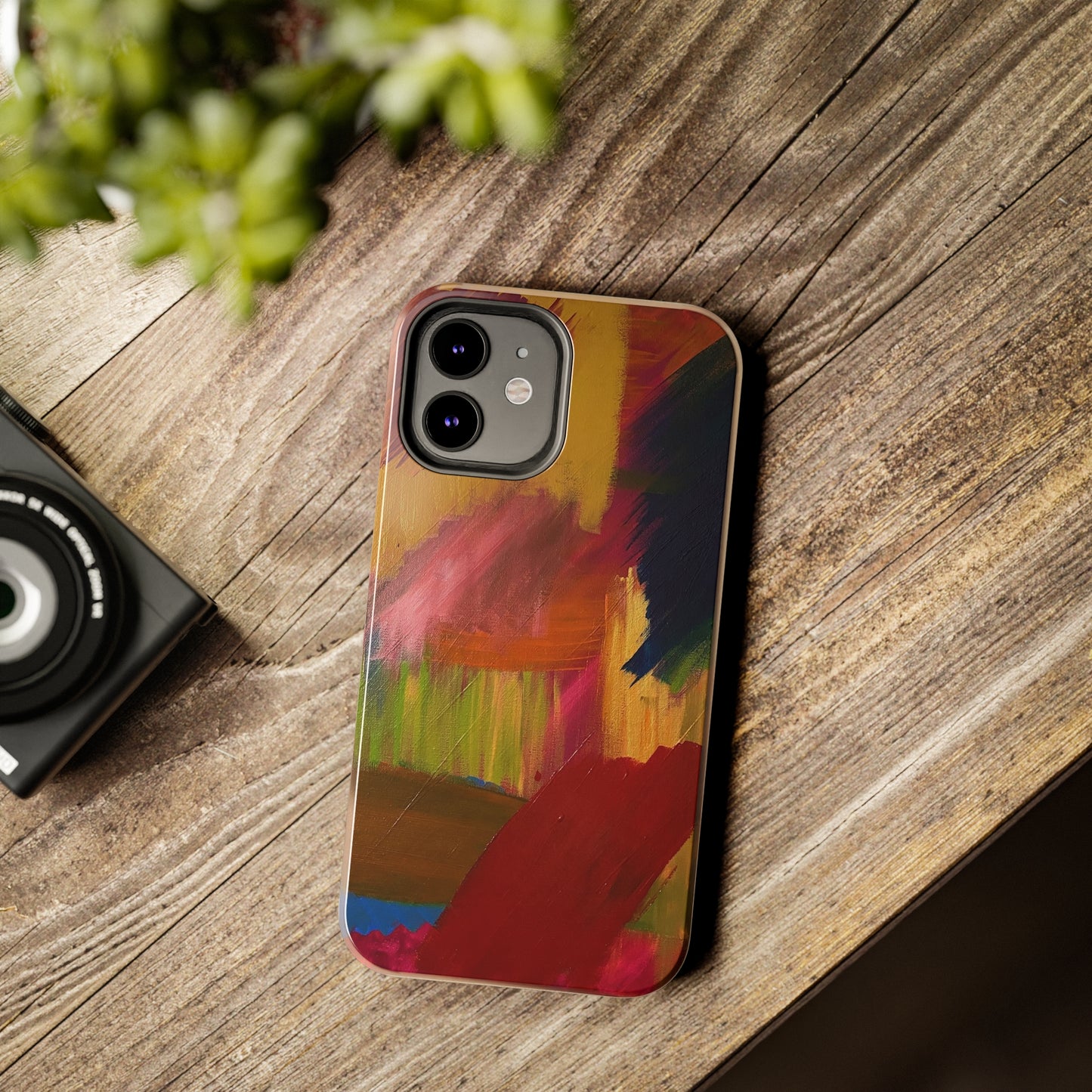 Tough Case-Mate iPhone Case Ft. Abstract Red