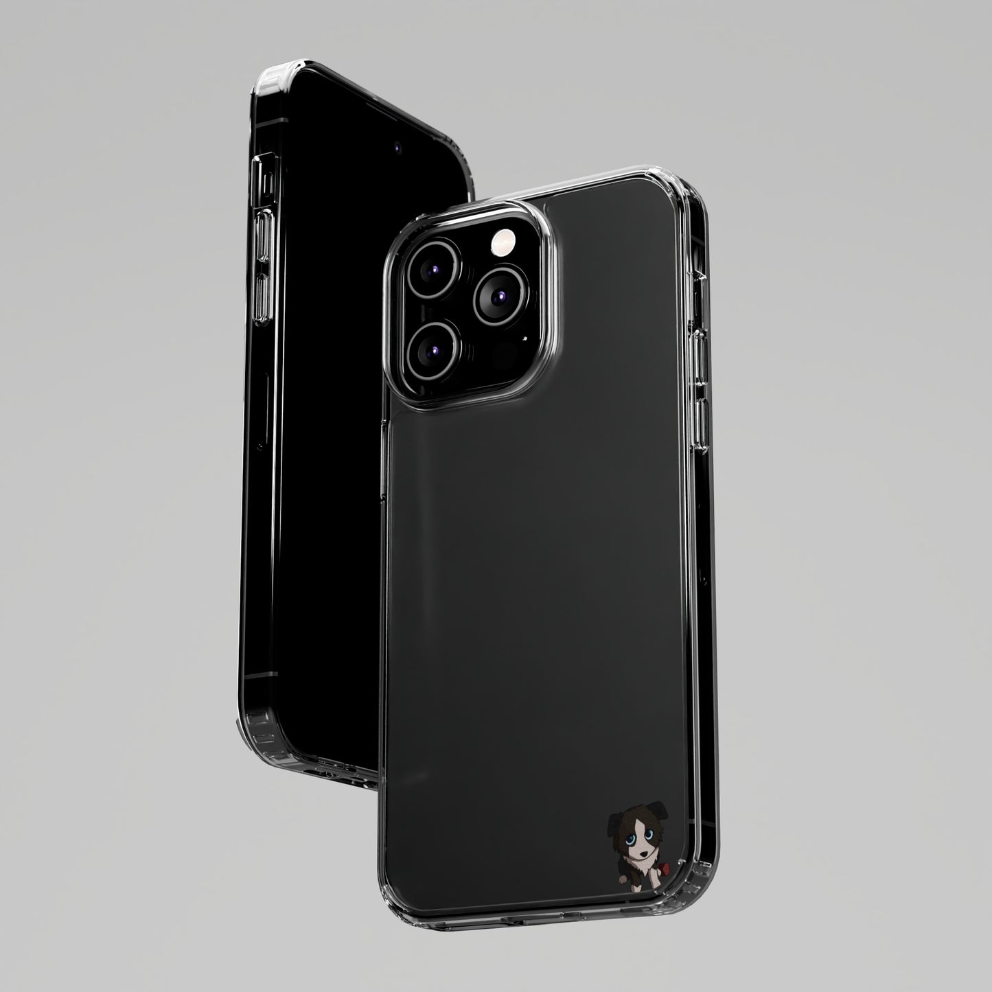 Clear iPhone and Android Cases Ft. Cute Puppy