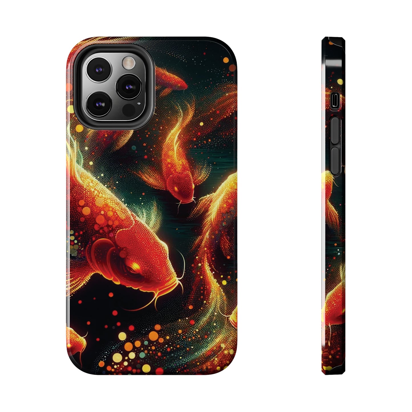 ToughDrop Apple iPhone Case Ft. Spotted Koi