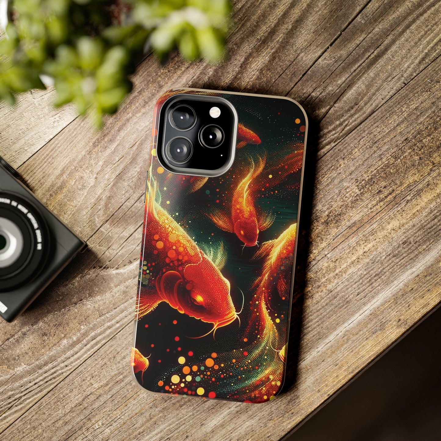 ToughDrop Apple iPhone Case Ft. Spotted Koi
