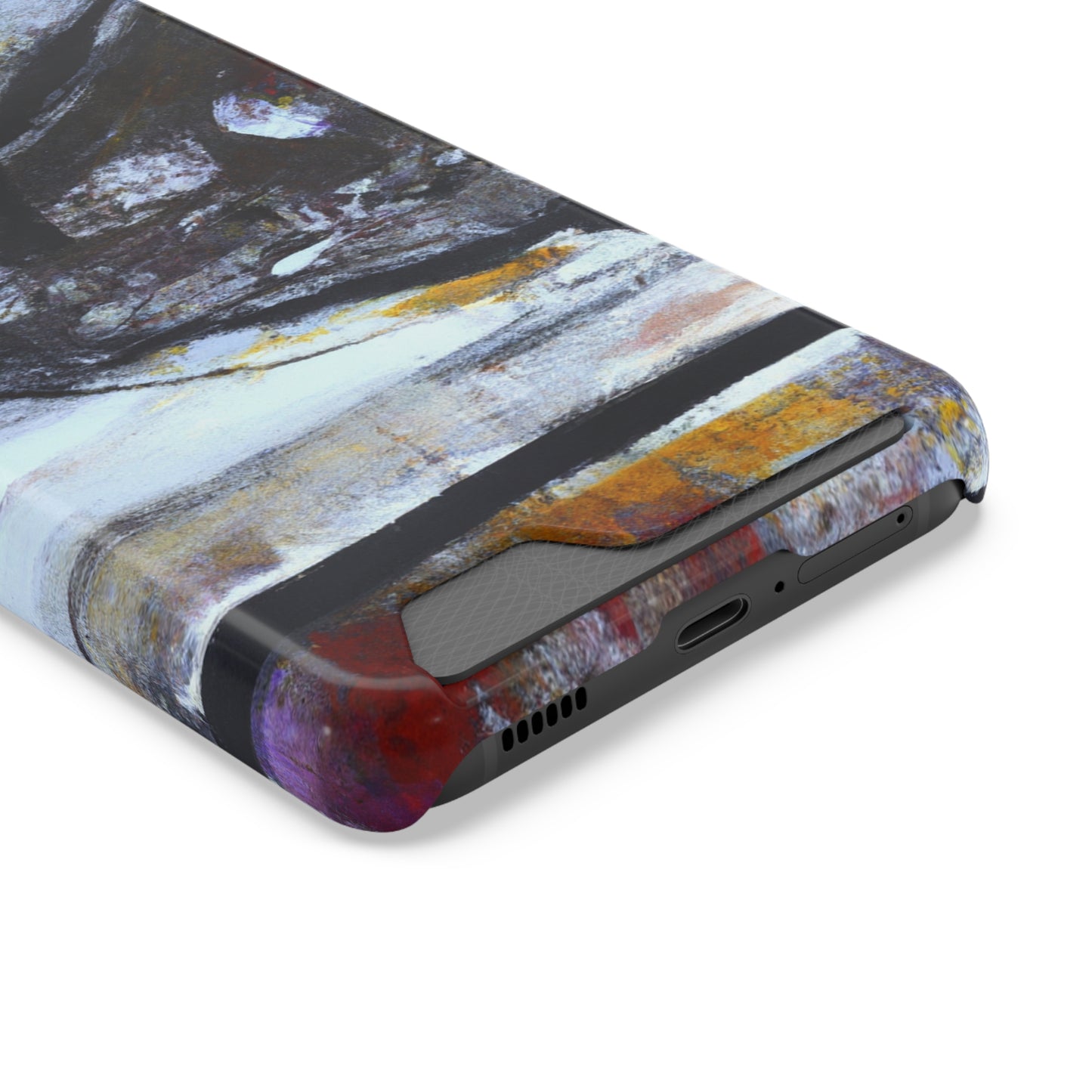 iPhone 13 and Samsung S21, S22 Cases with Card Holder Ft. Mirror Island