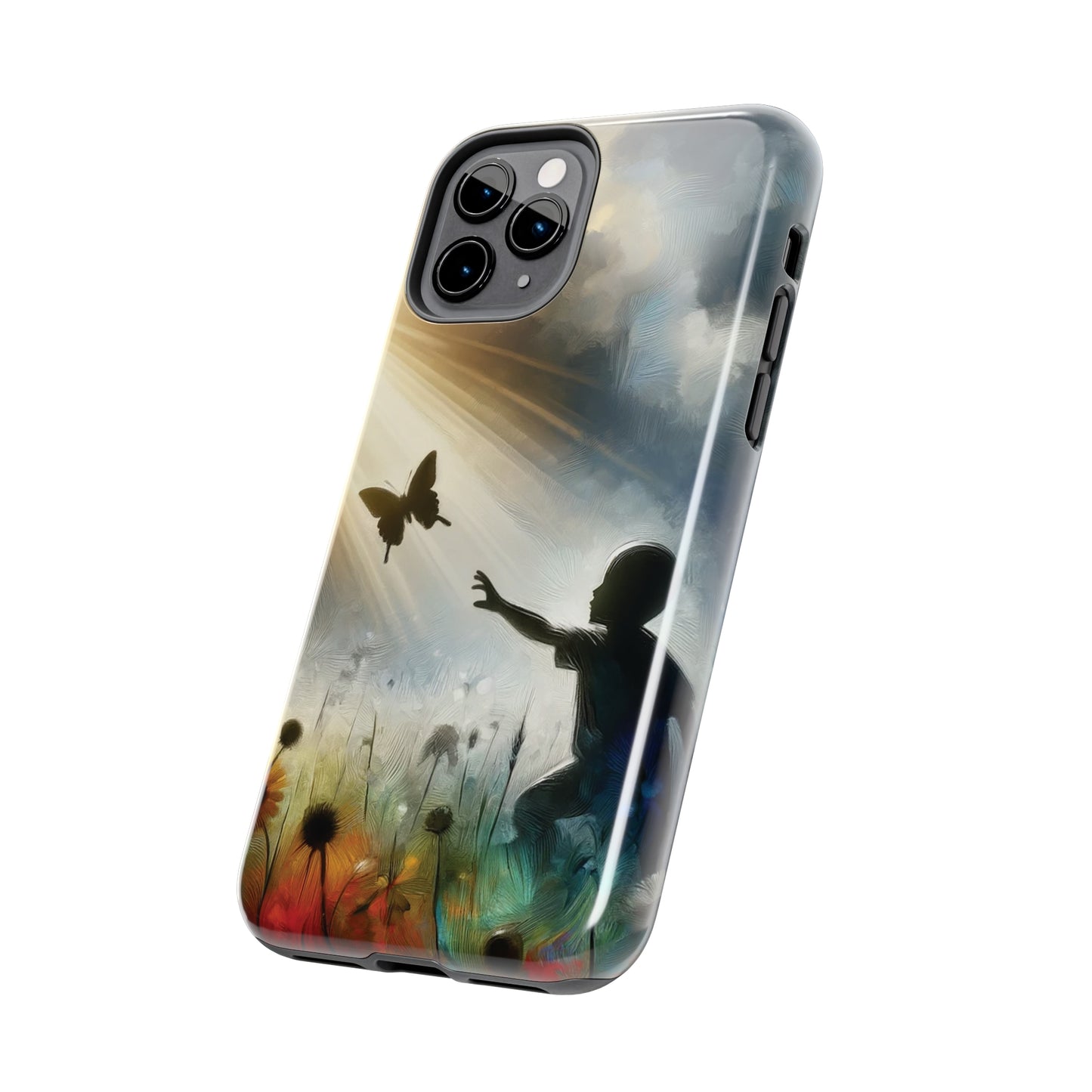 ToughDrop Apple iPhone Case Ft. Butterfly Shadow