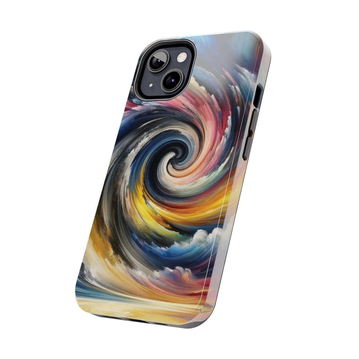 ToughDrop Apple iPhone Case Ft. Swirled Brush