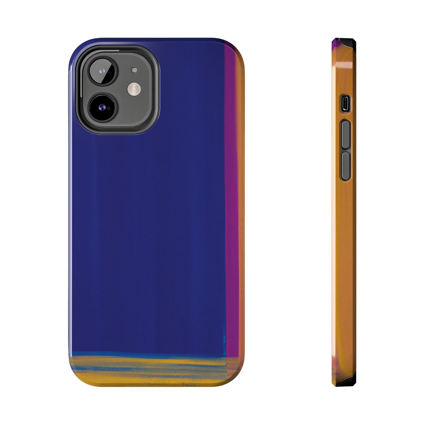 Strong Apple iPhone Case Ft. Minimal Framed Blue