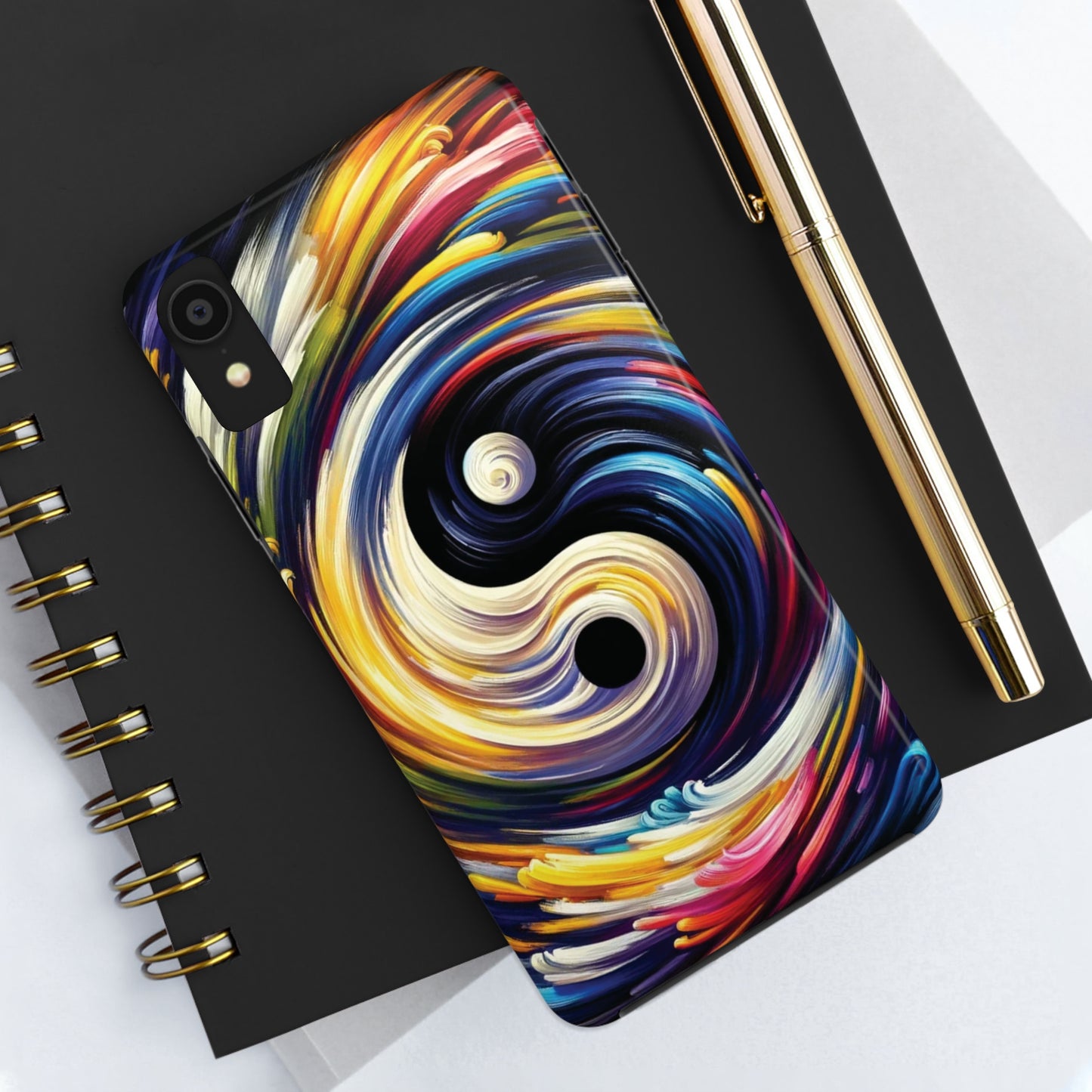 ToughDrop Apple iPhone Case Ft. Abstract Yin Yang