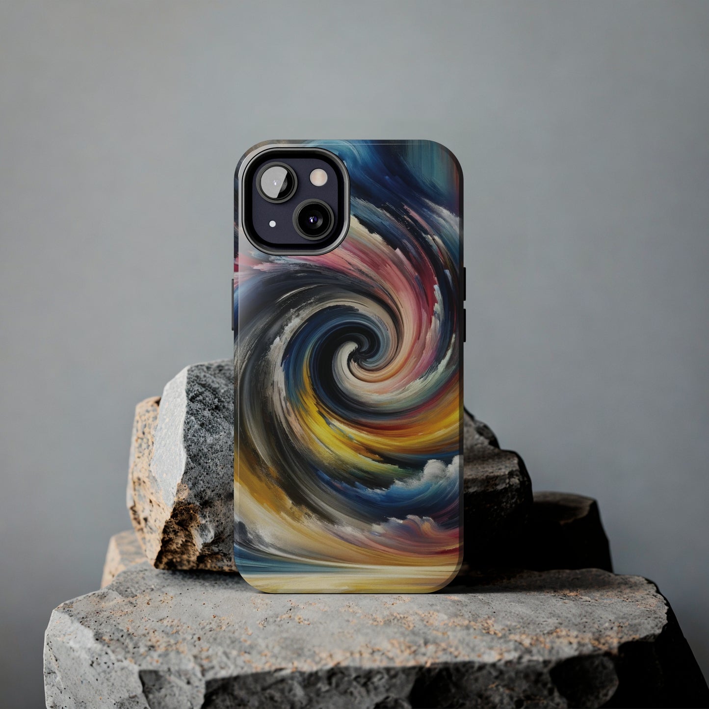 ToughDrop Apple iPhone Case Ft. Swirled Brush