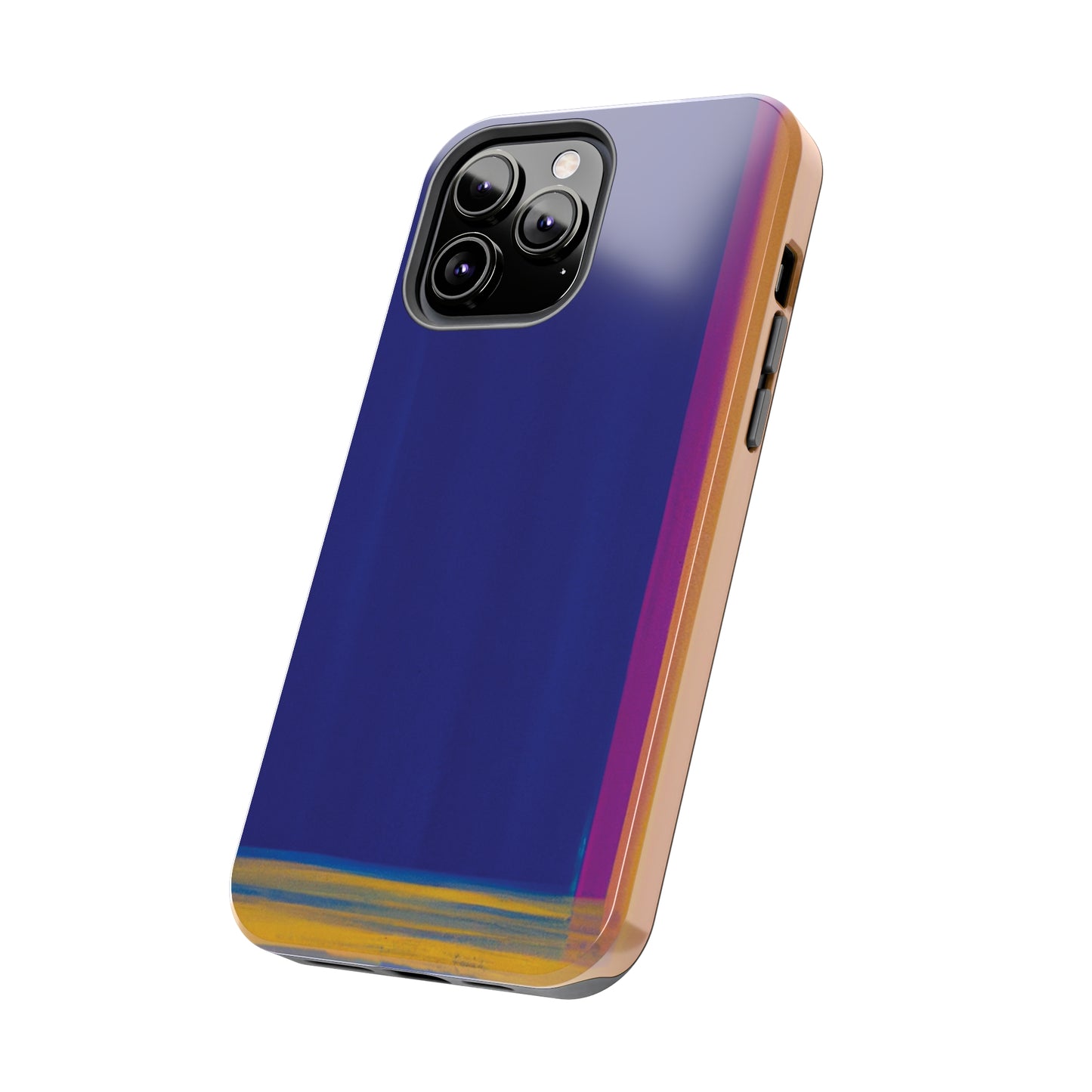 Strong Apple iPhone Case Ft. Minimal Framed Blue