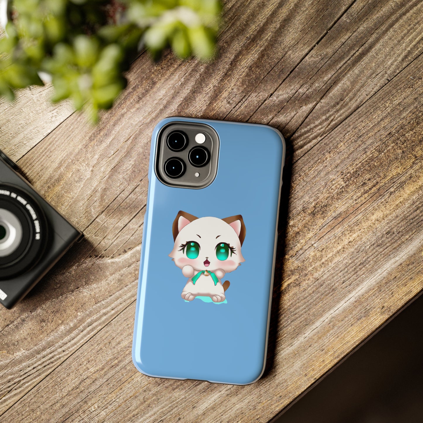 Tough Apple iPhone Cases Ft. Cute Kitty