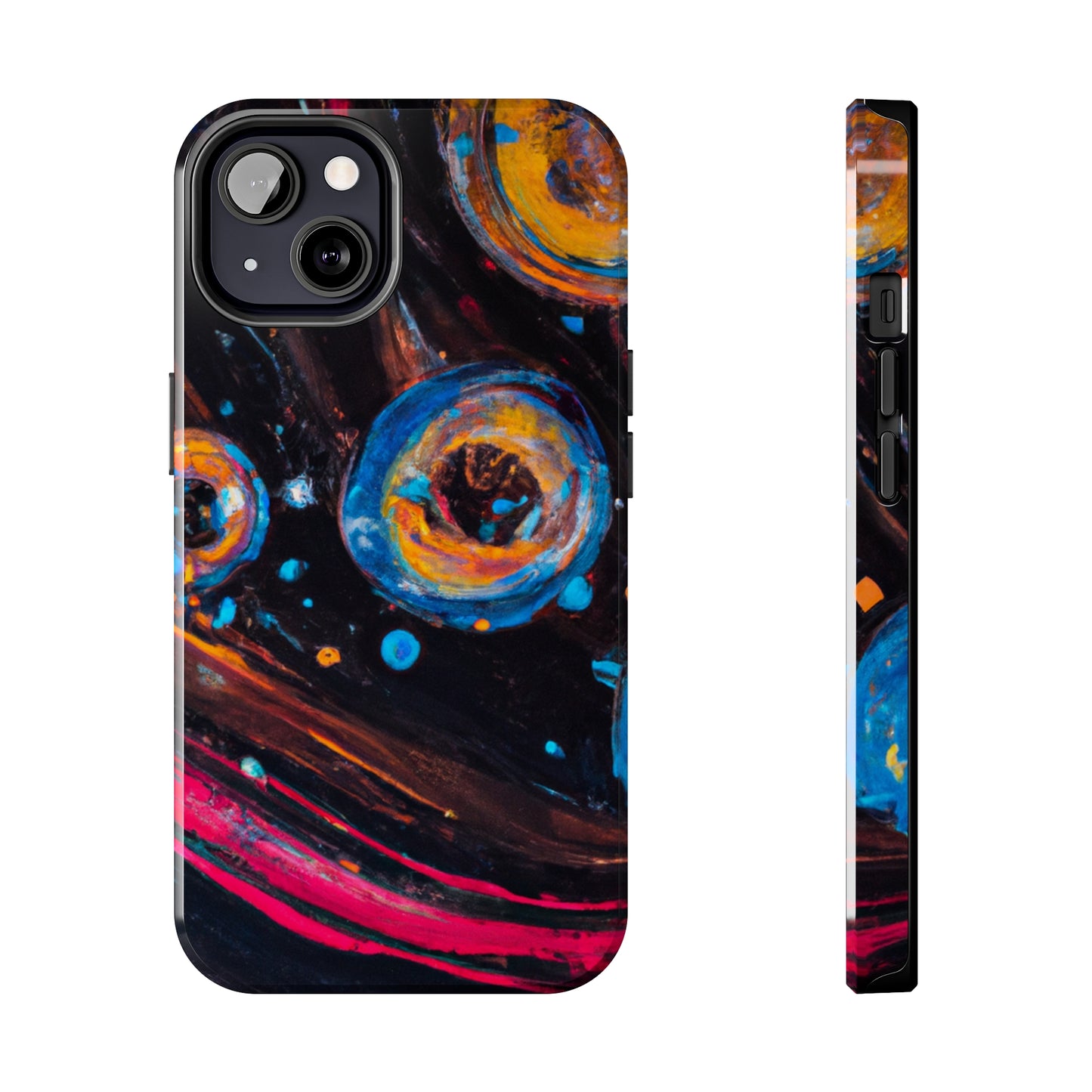 Tough Apple iPhone Cases Ft. Bubble Galaxy
