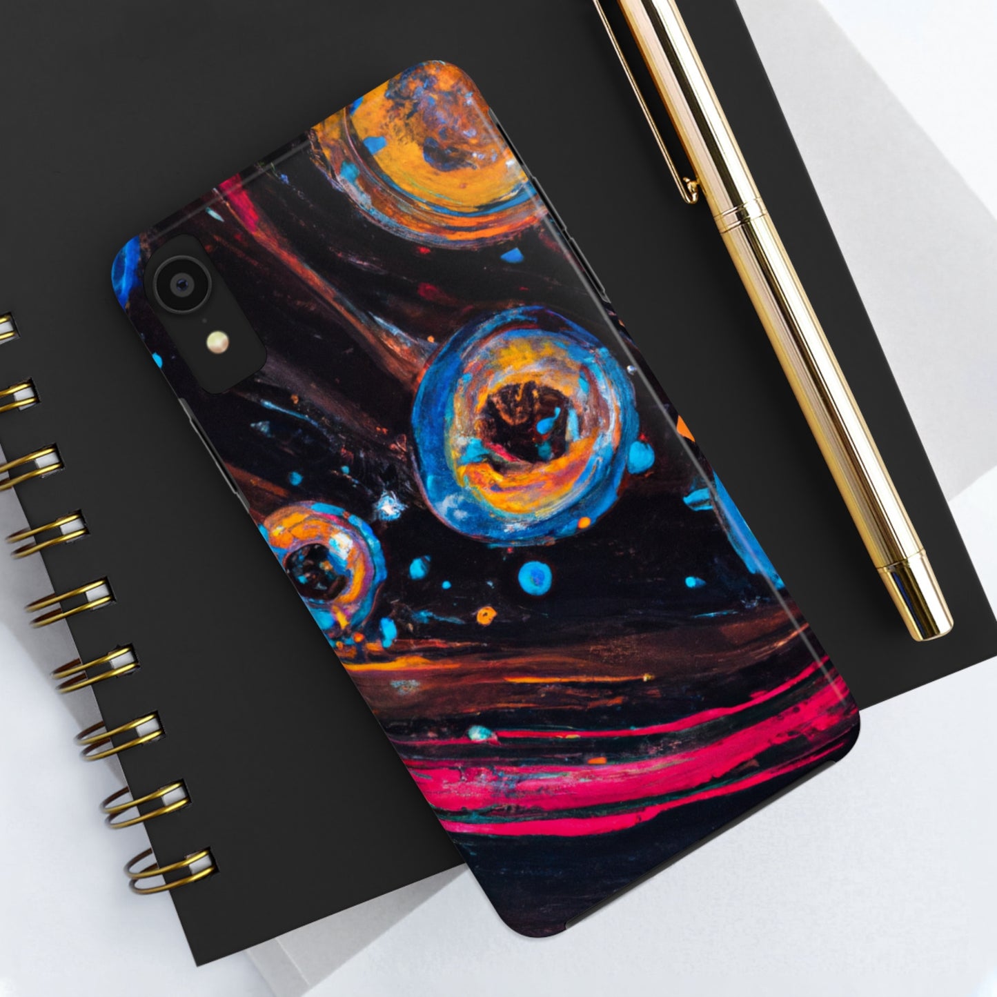 Tough Apple iPhone Cases Ft. Bubble Galaxy