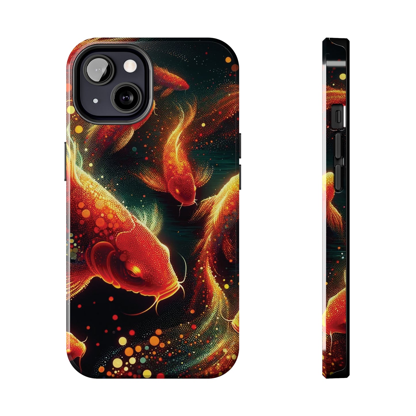 ToughDrop Apple iPhone Case Ft. Spotted Koi