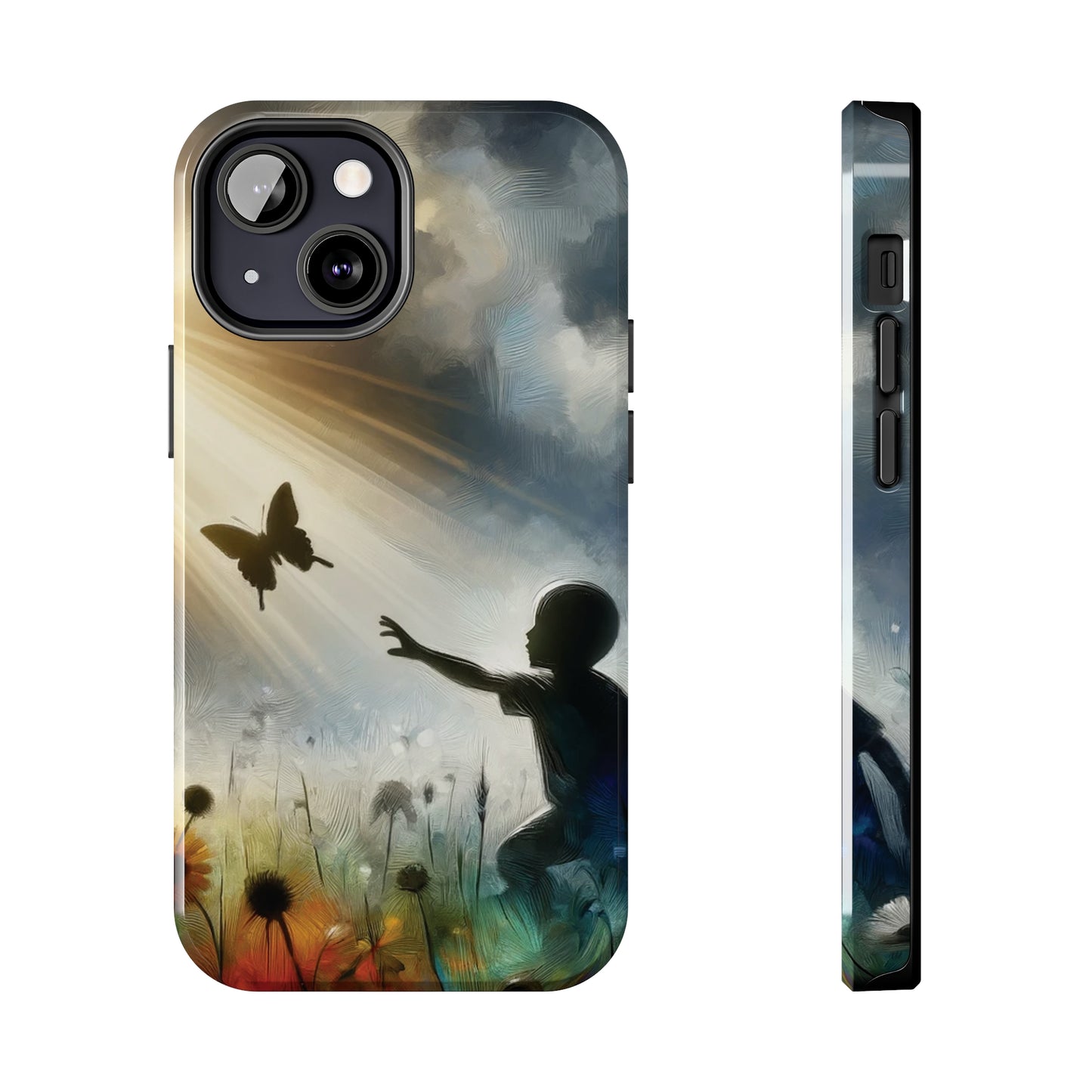ToughDrop Apple iPhone Case Ft. Butterfly Shadow