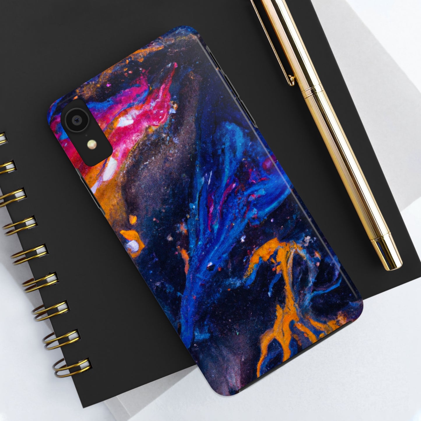 Tough Apple iPhone Cases Ft. Space Clouds