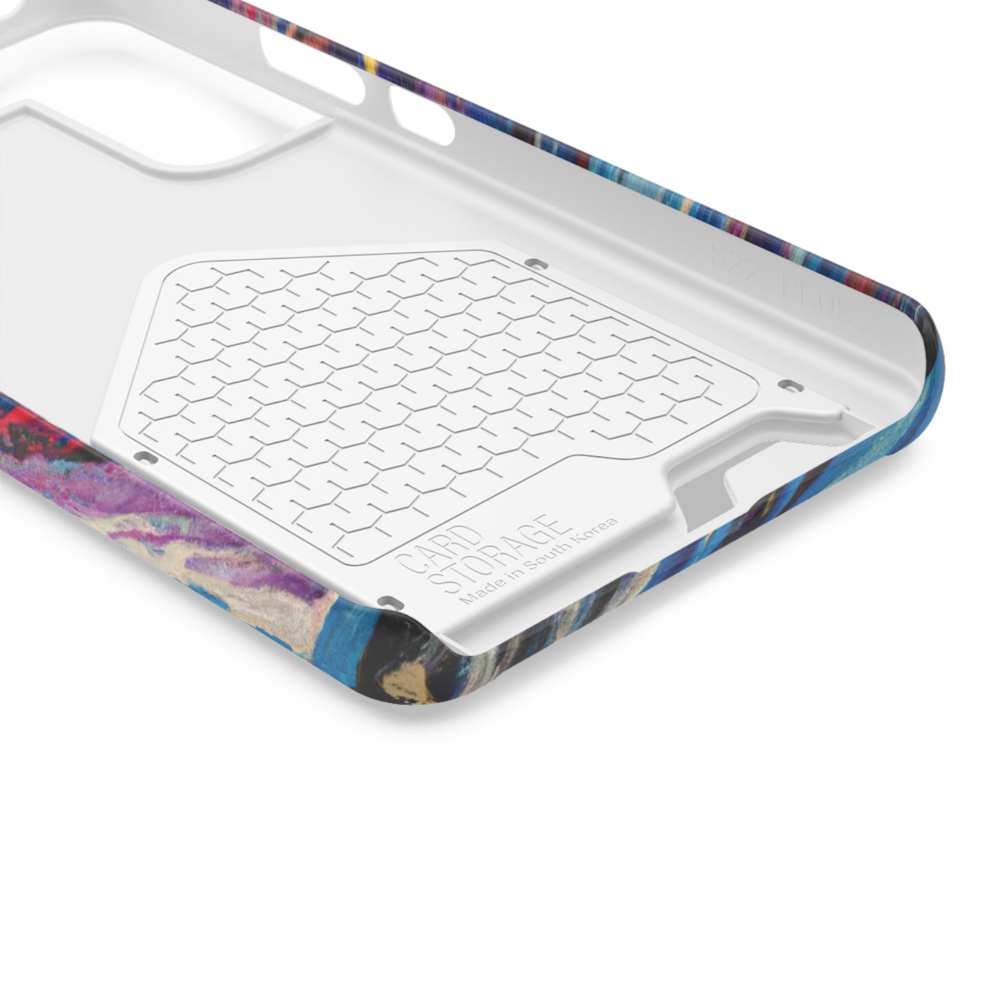 iPhone 13 and Samsung S21, S22 Cases with Card Holder Ft. Abstract Vortex