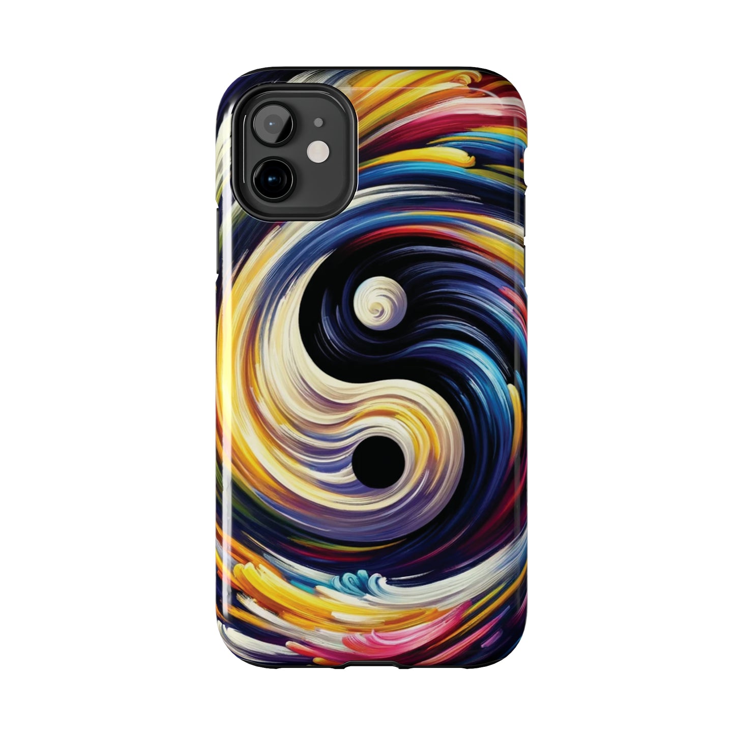 ToughDrop Apple iPhone Case Ft. Abstract Yin Yang