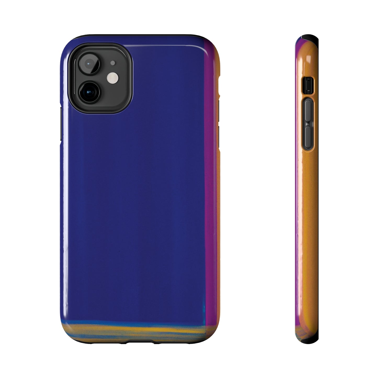 Strong Apple iPhone Case Ft. Minimal Framed Blue