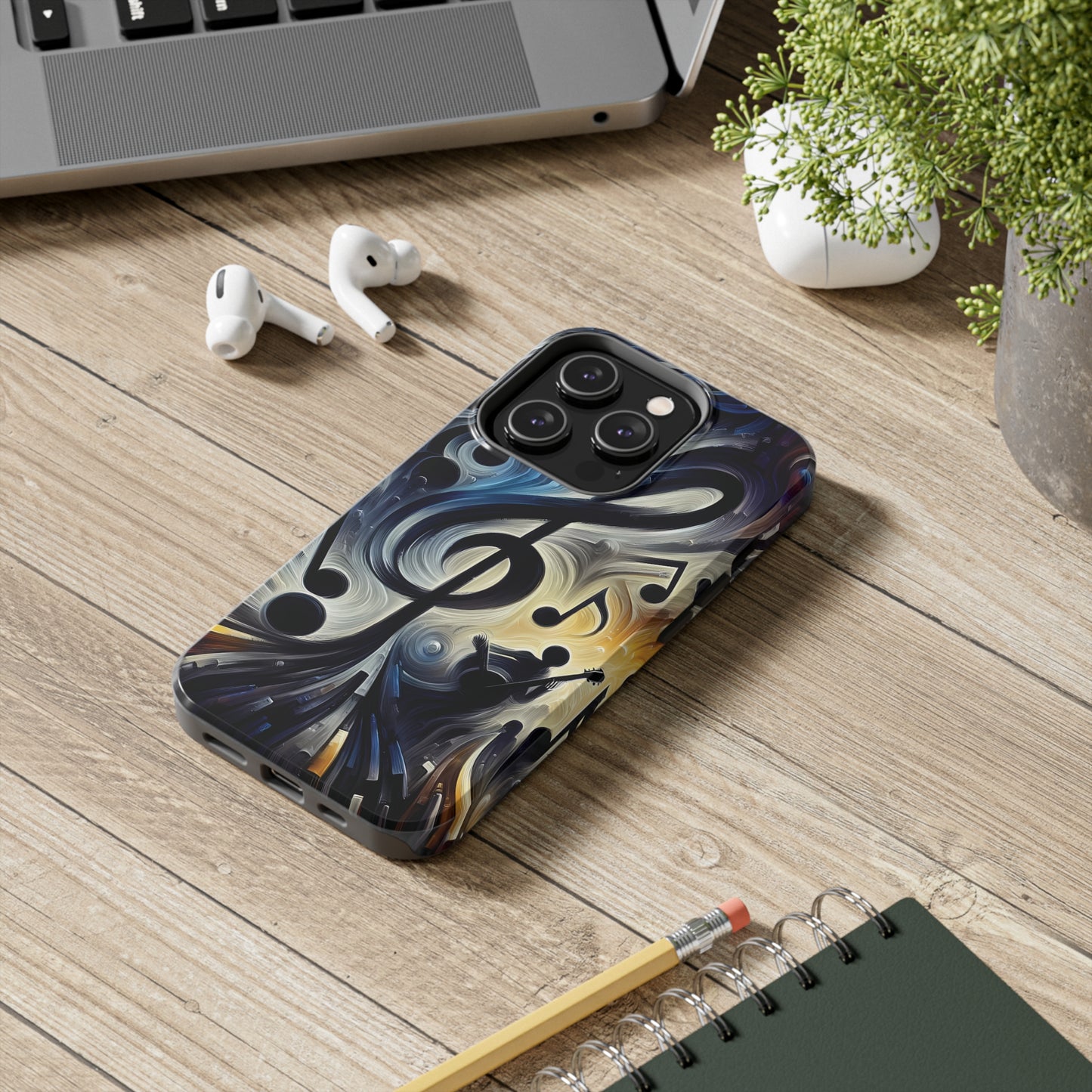 ToughDrop Apple iPhone Case Ft. Musical Abstraction