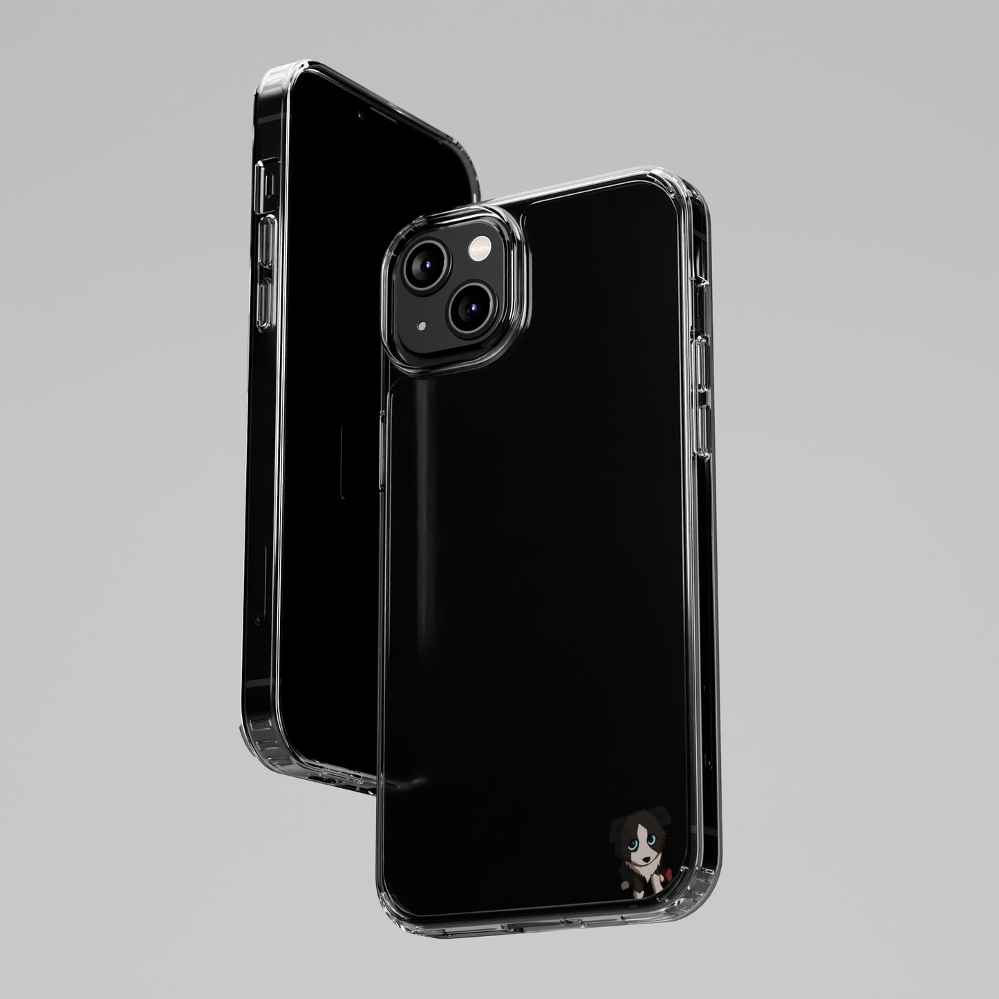 Clear iPhone and Android Cases Ft. Cute Puppy