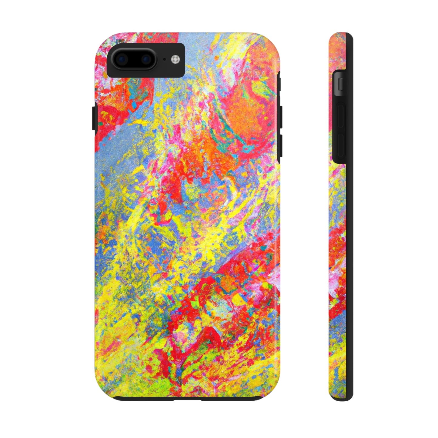 Tough Apple iPhone Cases Ft. Abstract Strawberry Banana