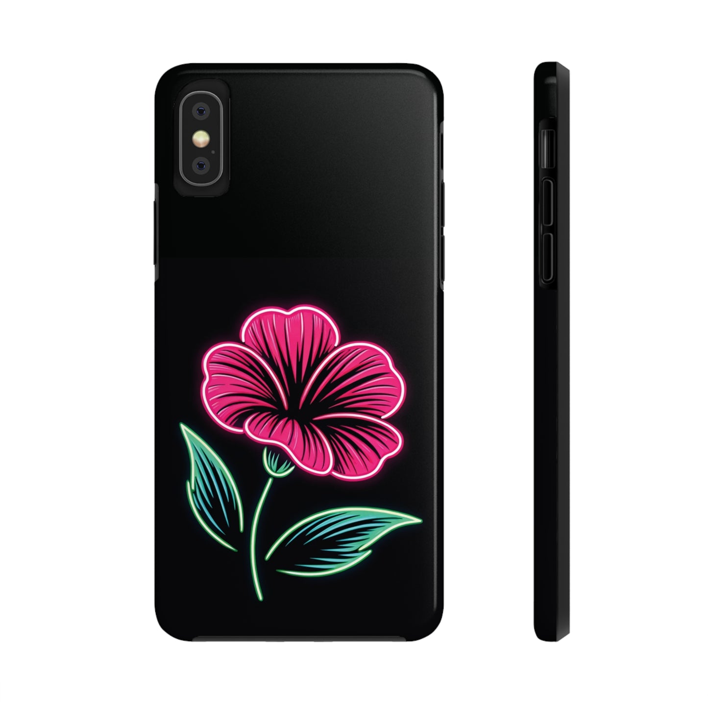 ToughDrop Apple iPhone Case Ft. Neon Bloom
