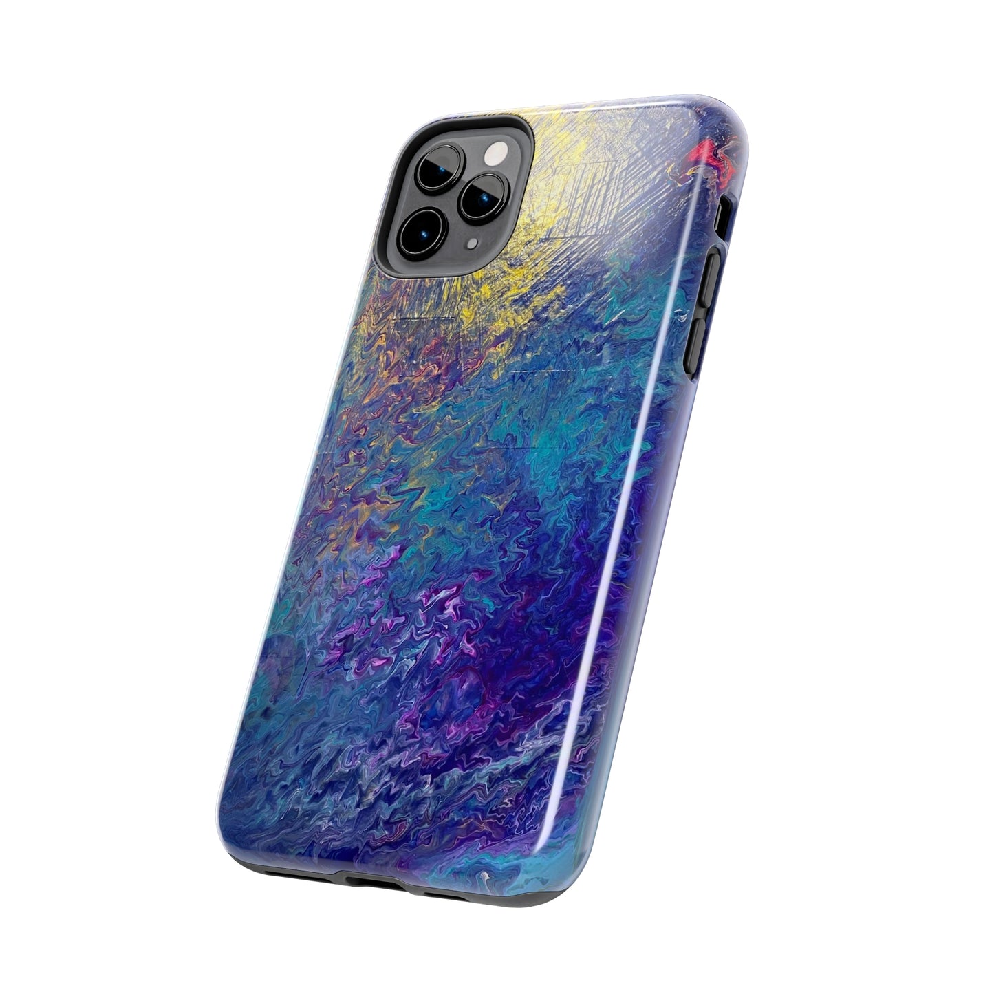 Tough Case-Mate iPhone Cases Ft. Abstract Blue Waterfall