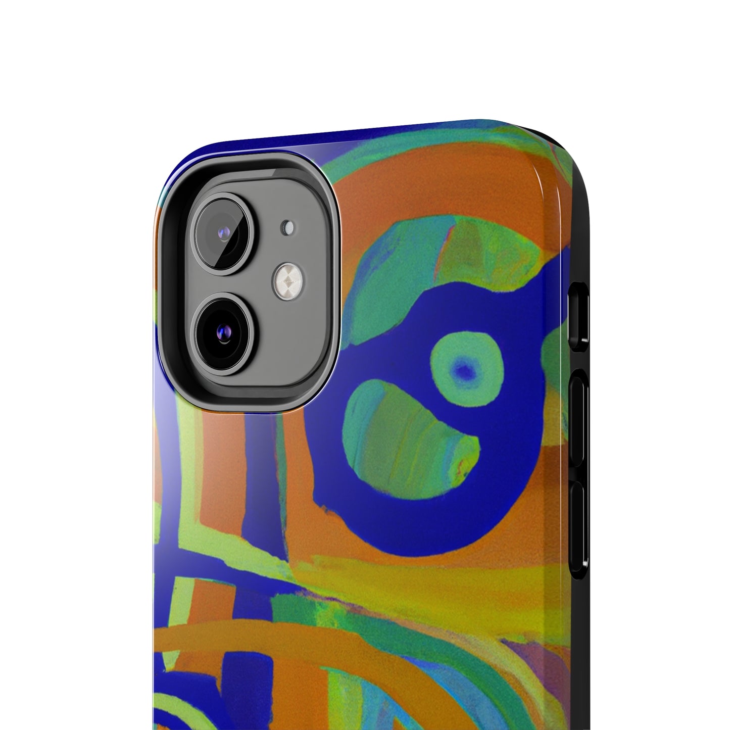 Tough Case-Mate iPhone Case Ft. Blue Orange Curves